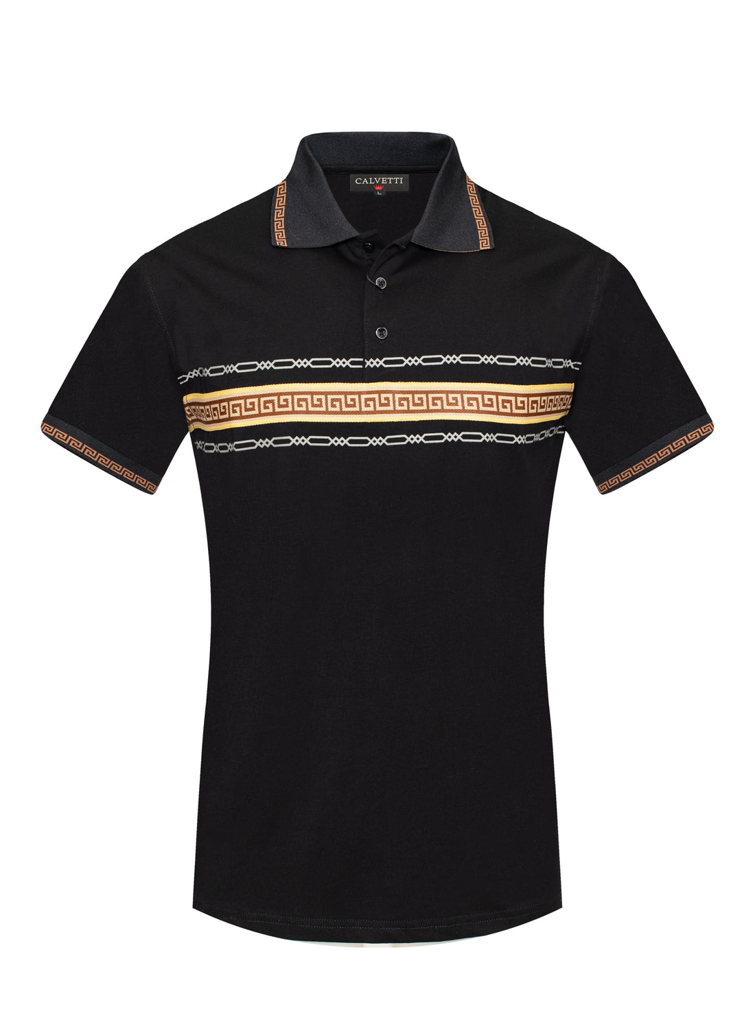 MEN'S COTTON/POLY FANCY POLO SHIRTS-CS200-206 - Rodeo Clothing wholesale 