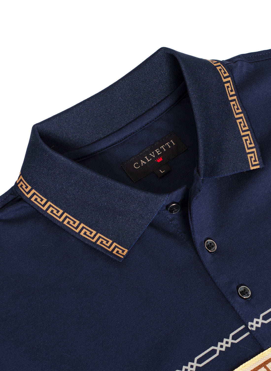 MEN'S COTTON/POLY FANCY POLO SHIRTS-CS200-207 - Rodeo Clothing wholesale 