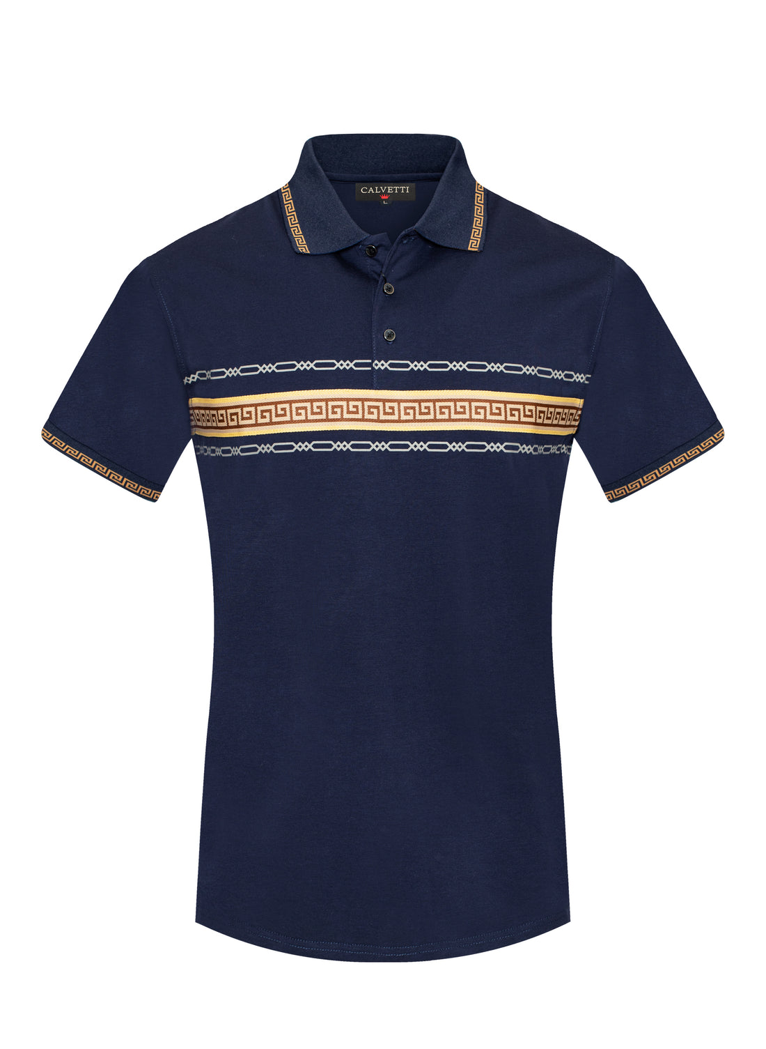 MEN'S COTTON/POLY FANCY POLO SHIRTS-CS200-207 - Rodeo Clothing wholesale 