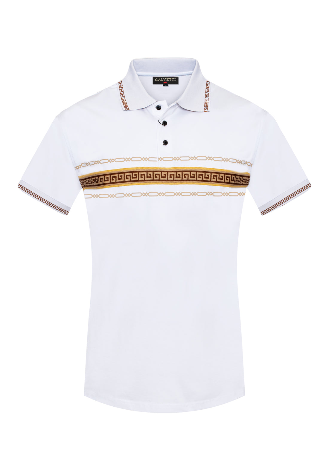 MEN'S COTTON/POLY FANCY POLO SHIRTS-CS200-208 - Rodeo Clothing wholesale 