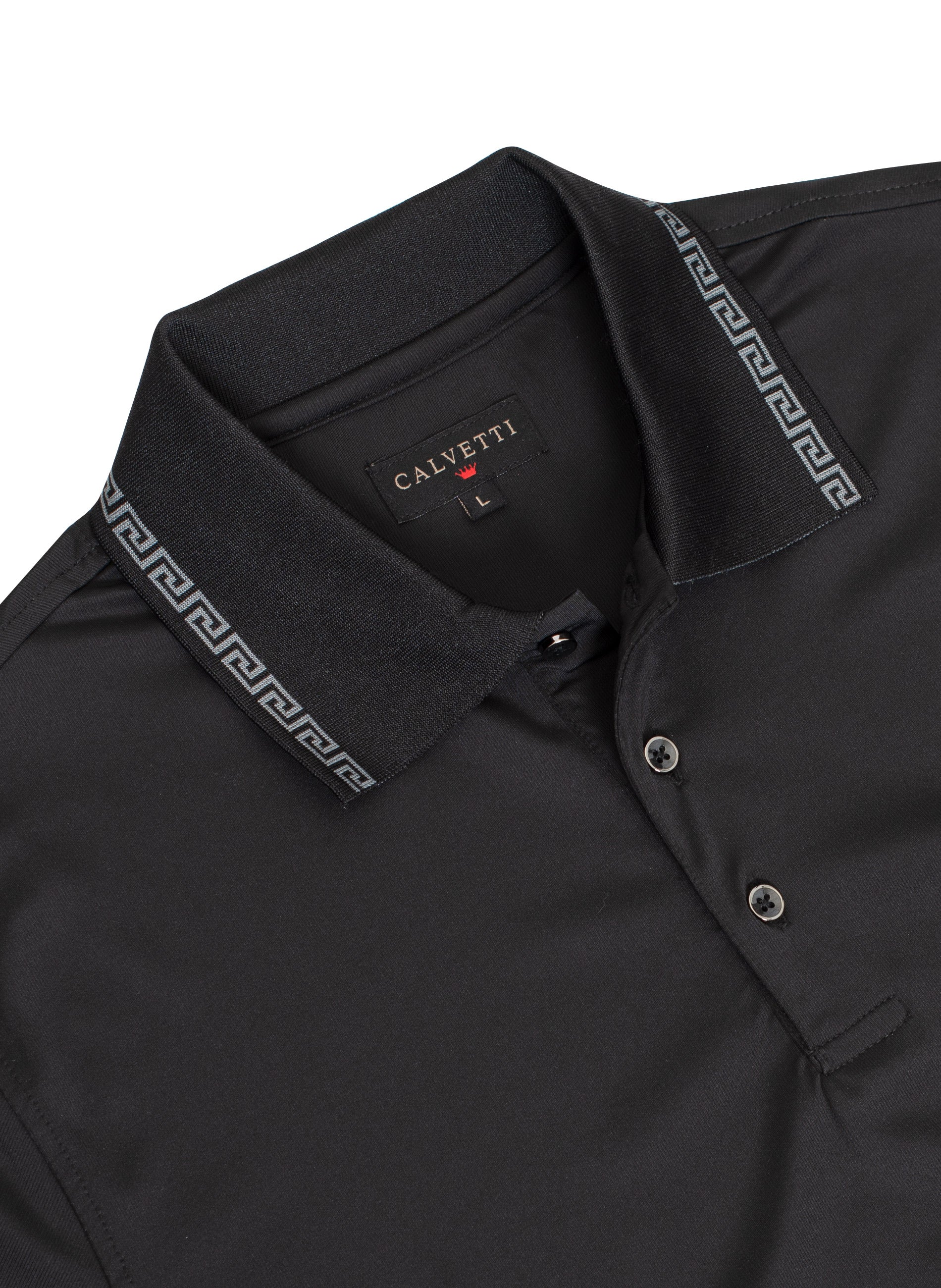 MEN'S COTTON/POLY FANCY POLO SHIRTS-CS200-221 - Rodeo Clothing wholesale 