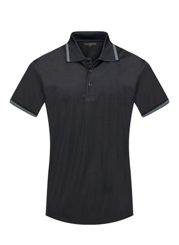 MEN'S COTTON/POLY FANCY POLO SHIRTS-CS200-221 - Rodeo Clothing wholesale 