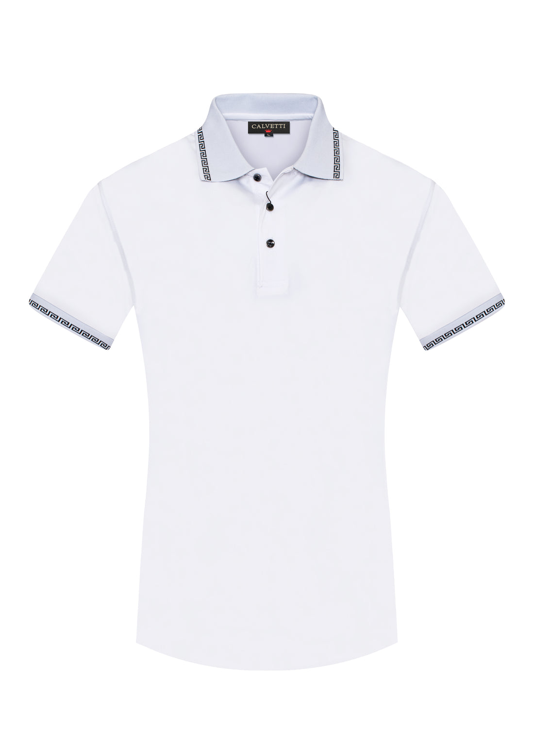 MEN'S COTTON/POLY FANCY POLO SHIRTS-CS200-222 - Rodeo Clothing wholesale 