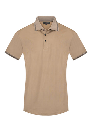 MEN'S COTTON/POLY FANCY POLO SHIRTS-CS200-223 - Rodeo Clothing wholesale 