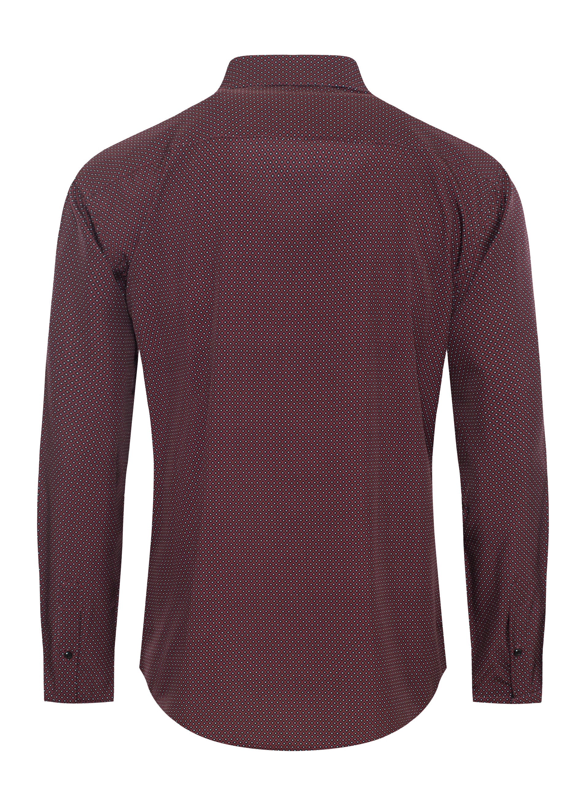 Mens Long Sleeve Printed Casual Button-Down Shirts-HLS2004-125
