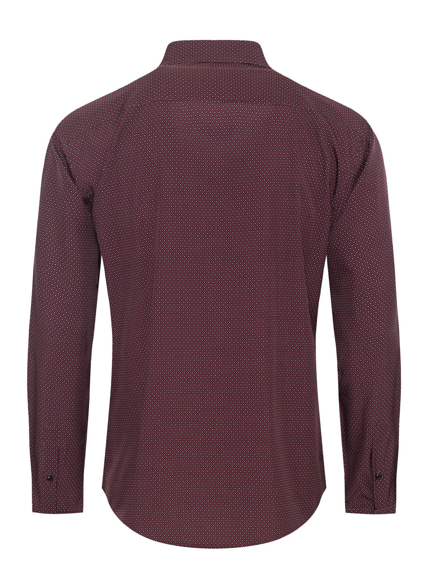 Mens Long Sleeve Printed Casual Button-Down Shirts-HLS2004-125