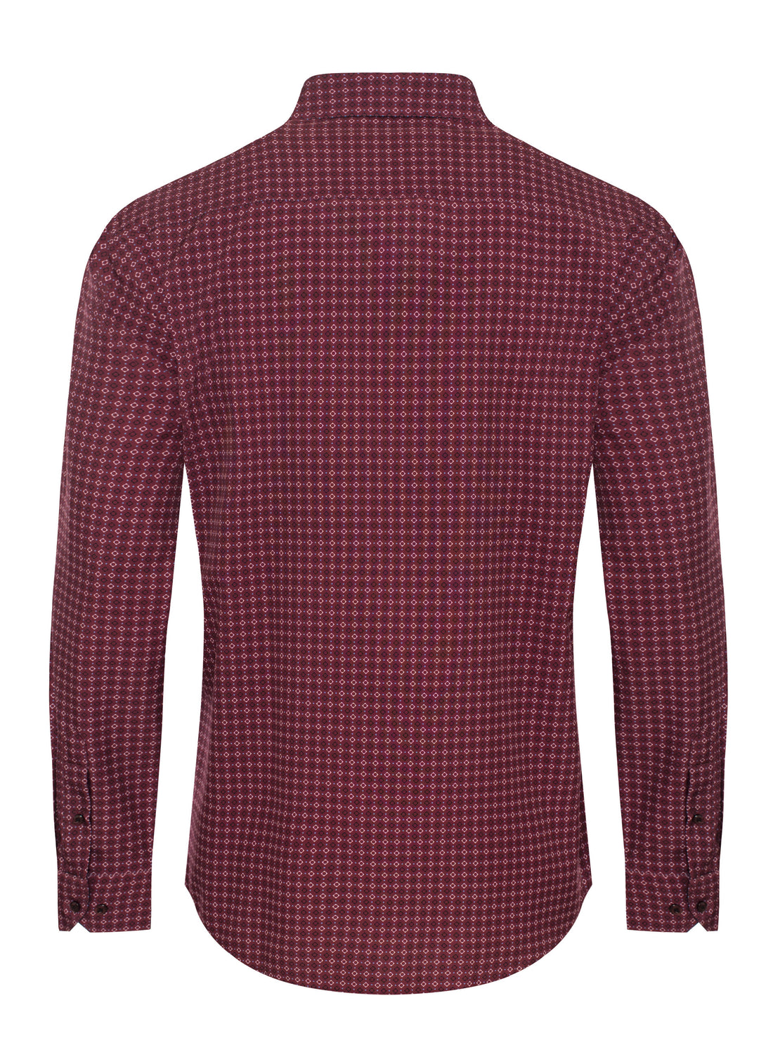Mens Long Sleeve Printed Casual Button-Down Shirts-HLS2004-130