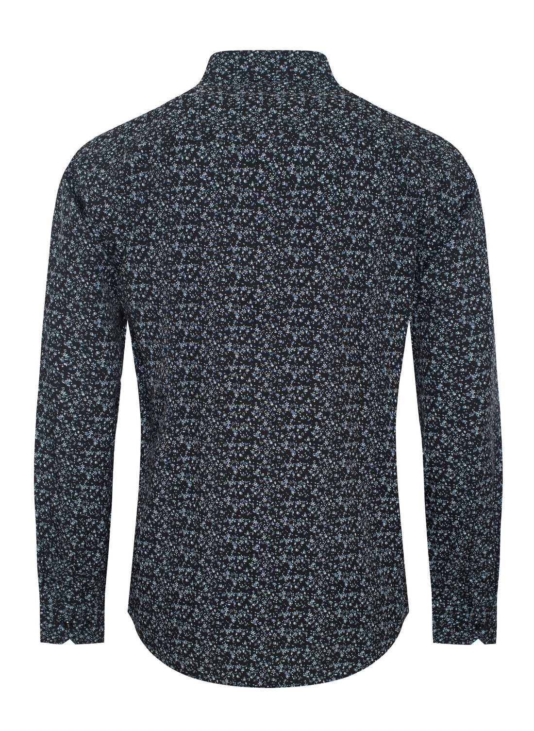 Mens Long Sleeve Printed Casual Button-Down Shirts-HLS2004-133