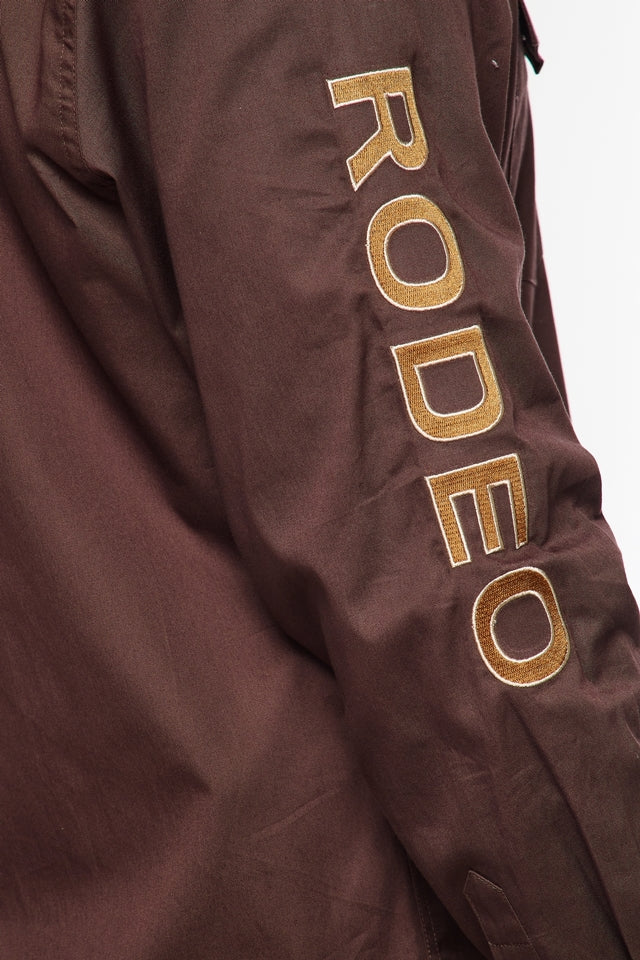 PS550-EMB-BROWN - Rodeo Clothing wholesale 