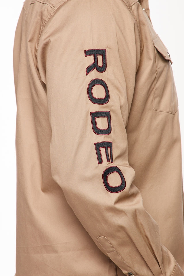 PS550-EMB-KHAKI - Rodeo Clothing wholesale 