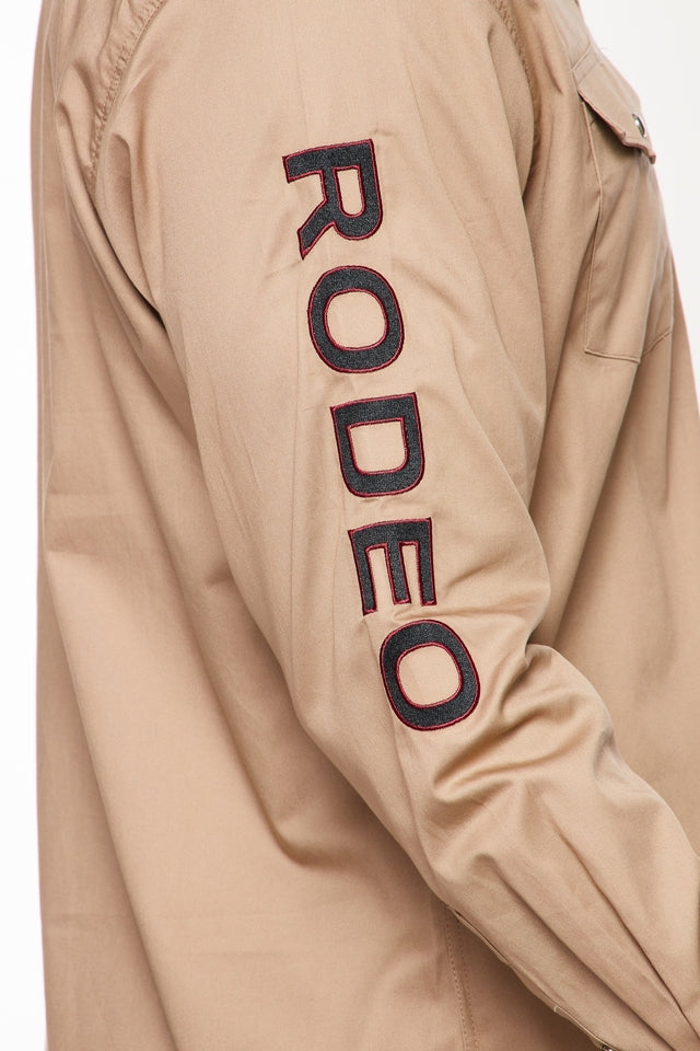PS550-EMB-KHAKI - Rodeo Clothing wholesale 
