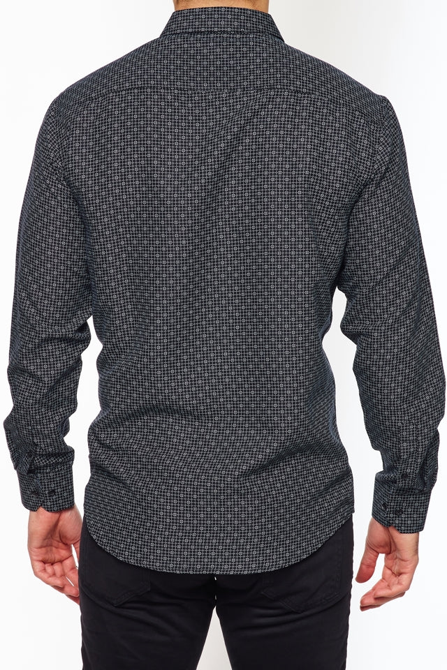 Mens Long Sleeve Printed Casual Button-Down Shirts-HLS2004-105 - Rodeo Clothing wholesale 