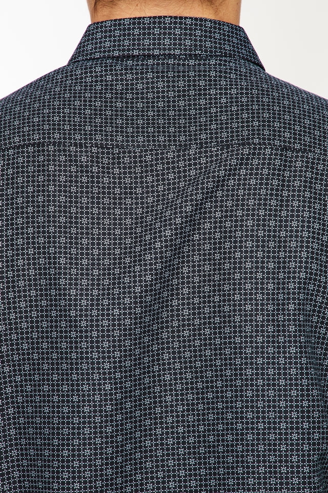 Mens Long Sleeve Printed Casual Button-Down Shirts-HLS2004-105 - Rodeo Clothing wholesale 