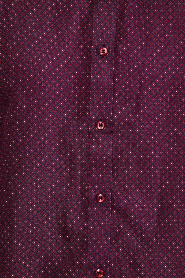 Mens Long Sleeve Printed Casual Button-Down Shirts-HLS2004-112 - Rodeo Clothing wholesale 