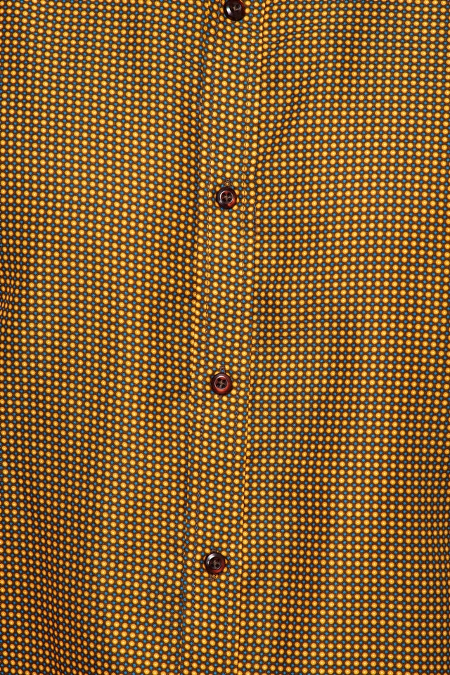 Mens Long Sleeve Printed Casual Button-Down Shirts HLS2004-117