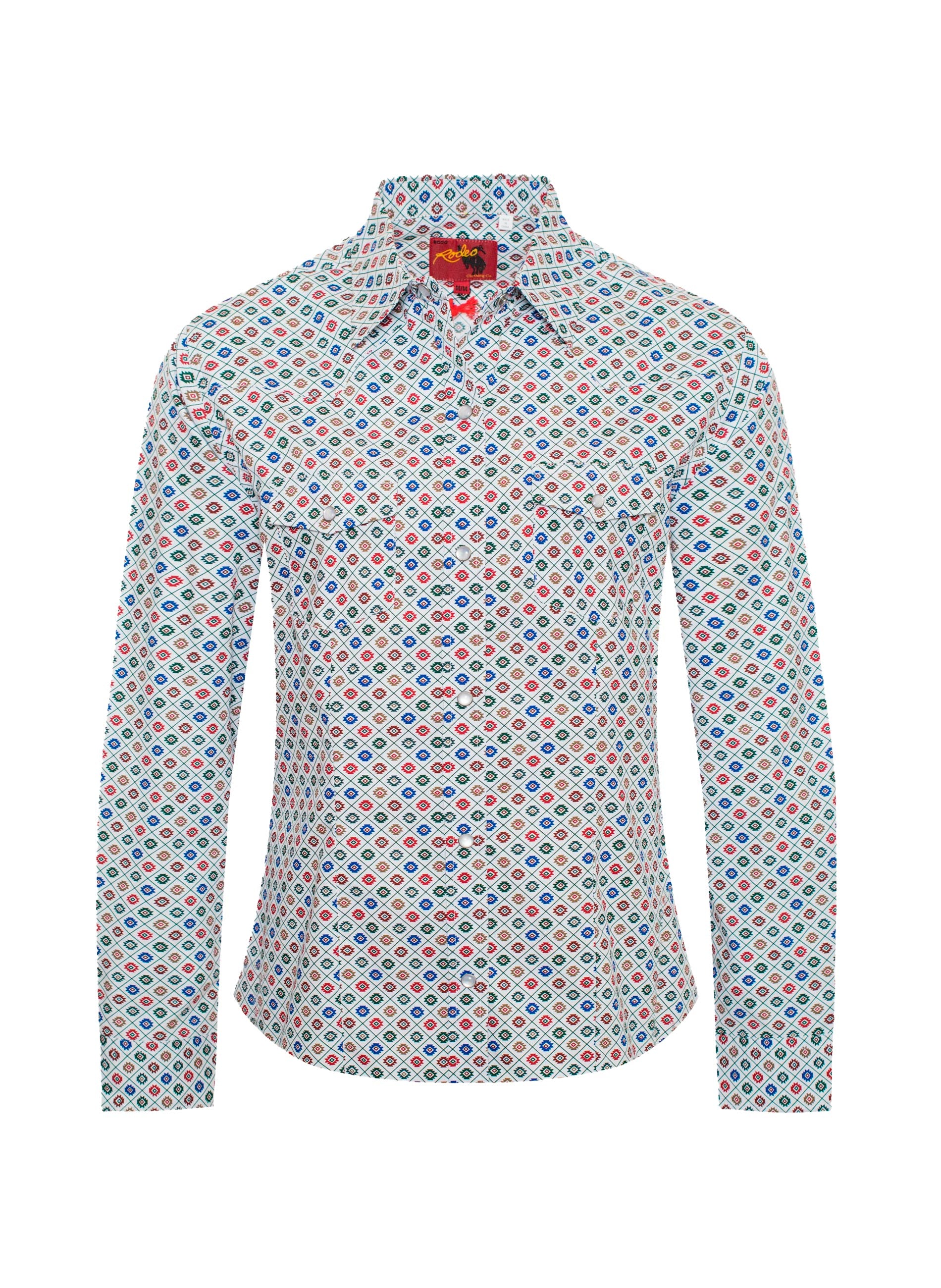 Women's Western Print Shirts-LS100-115 - Rodeo Clothing wholesale 