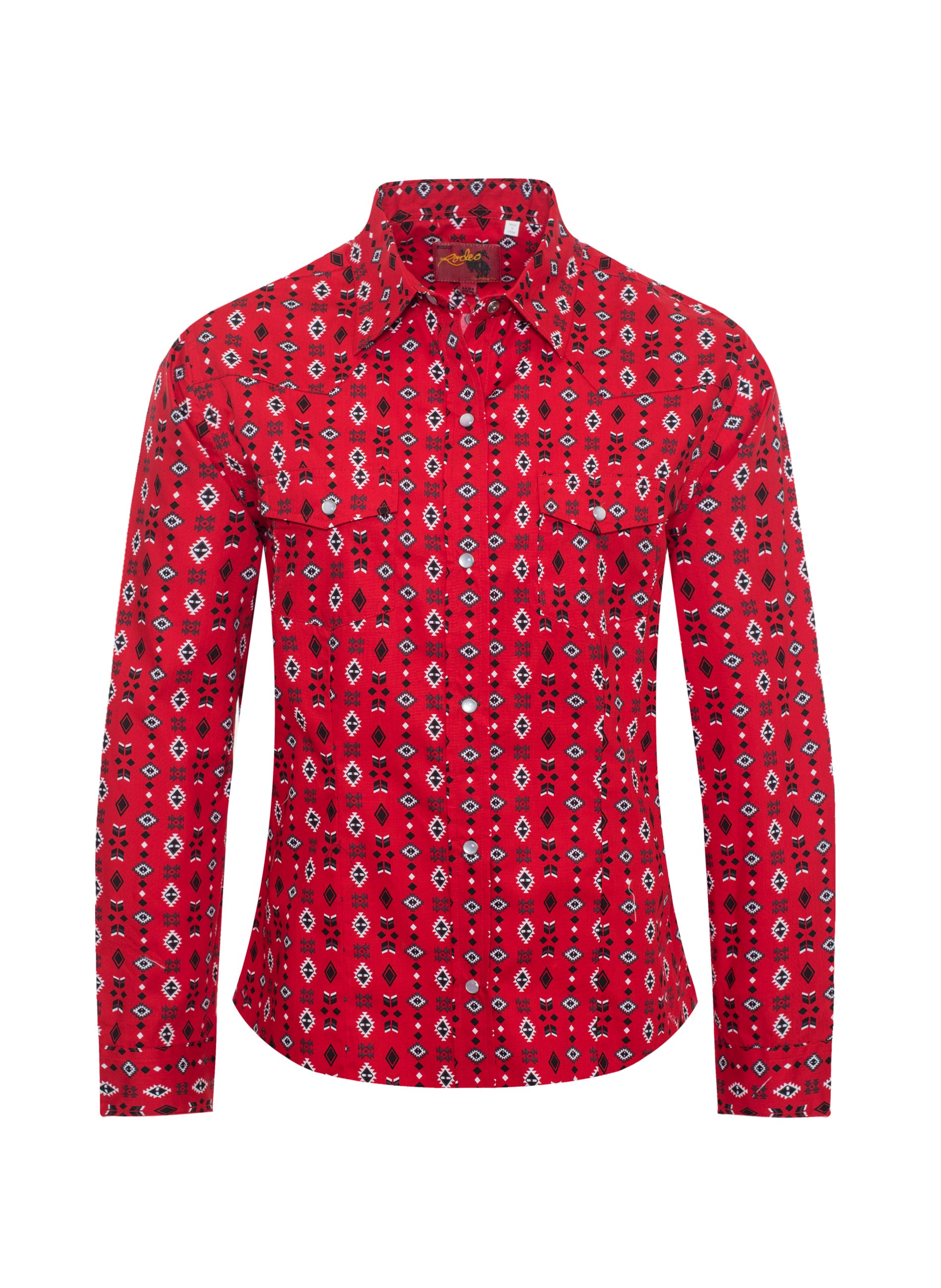Women's Western Print Shirts-LS100-116 - Rodeo Clothing wholesale 