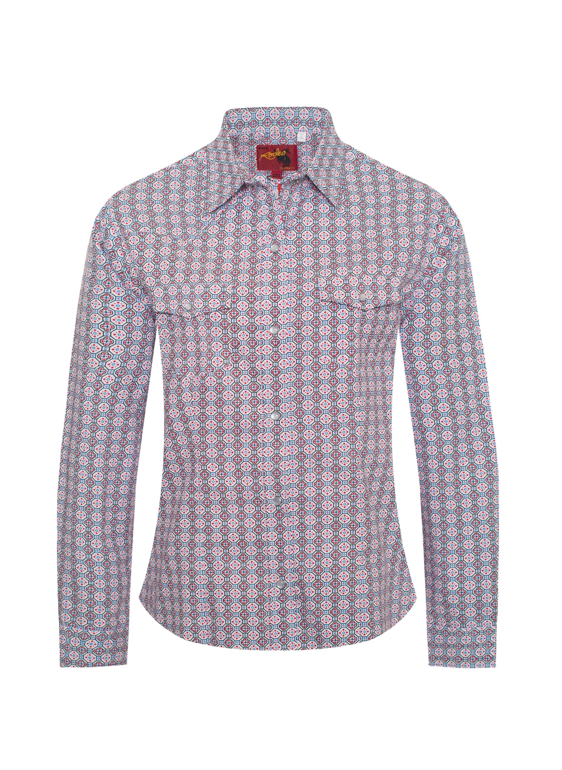 Women's Western Print Shirts-LS100-120 - Rodeo Clothing wholesale 