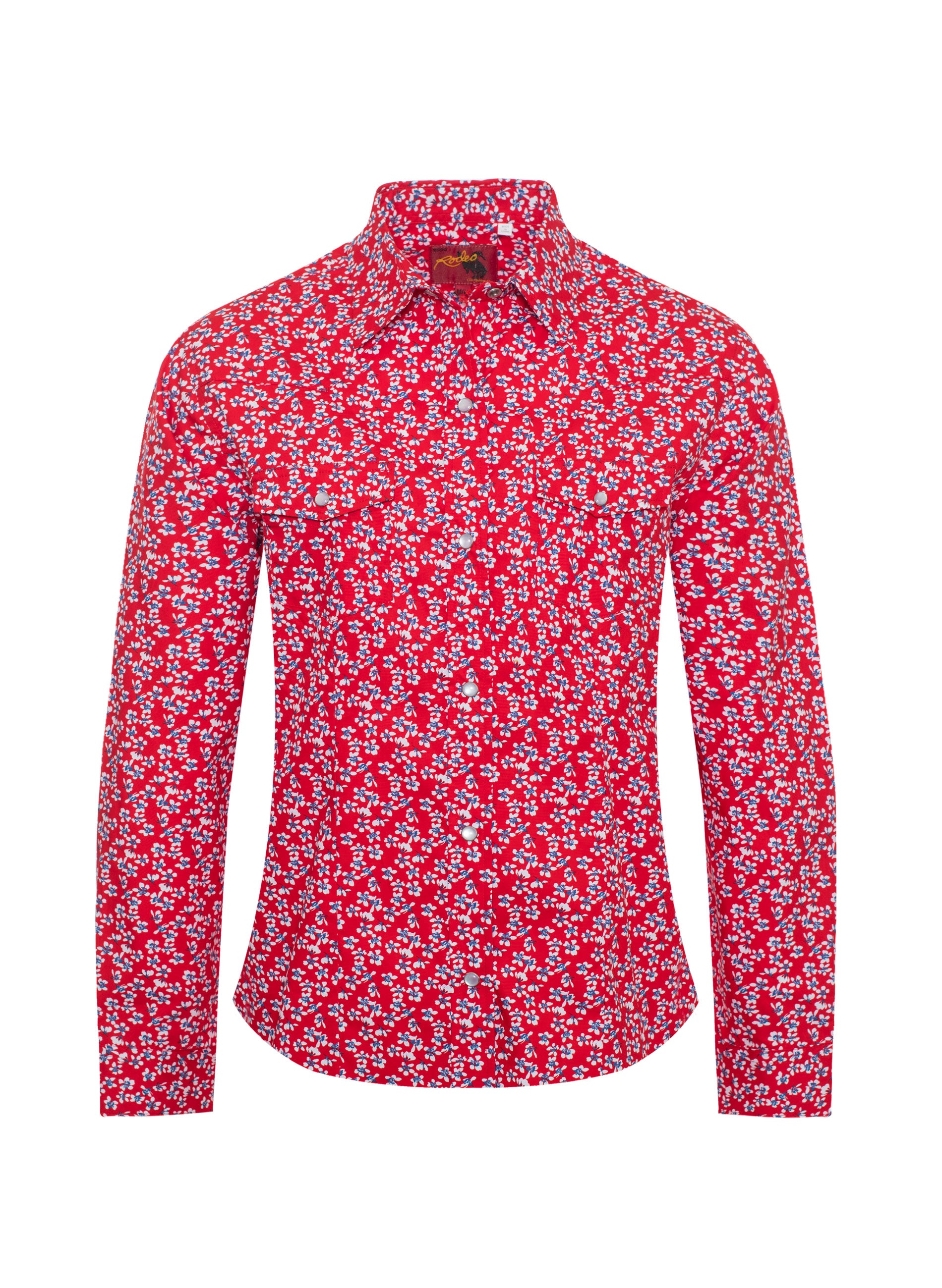 Women's Western Print Shirts-LS100-122 - Rodeo Clothing wholesale 