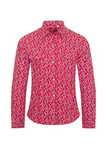 Women's Western Print Shirts-LS100-122 - Rodeo Clothing wholesale 