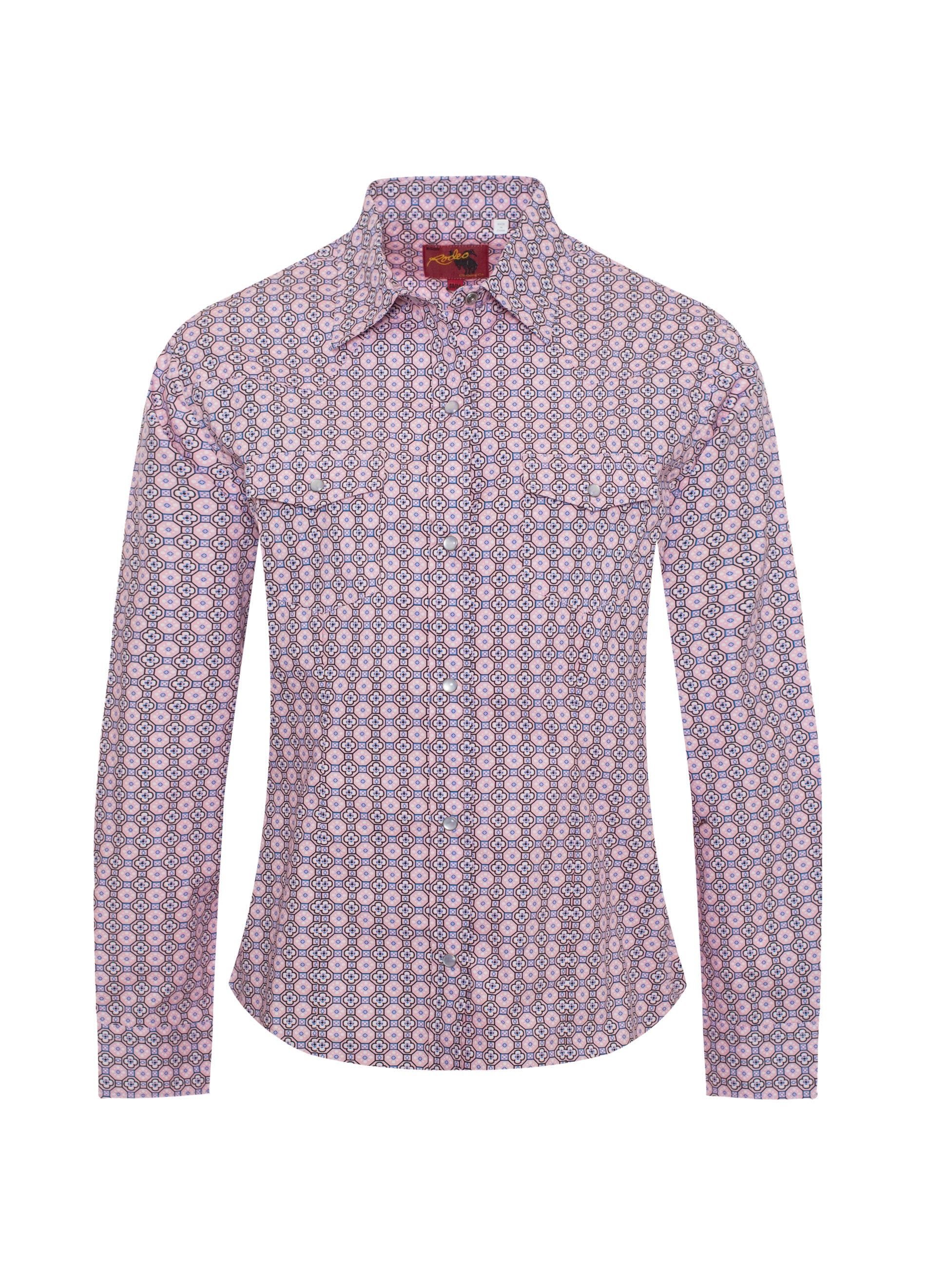 Women's Western Print Shirts-LS100-123 - Rodeo Clothing wholesale 