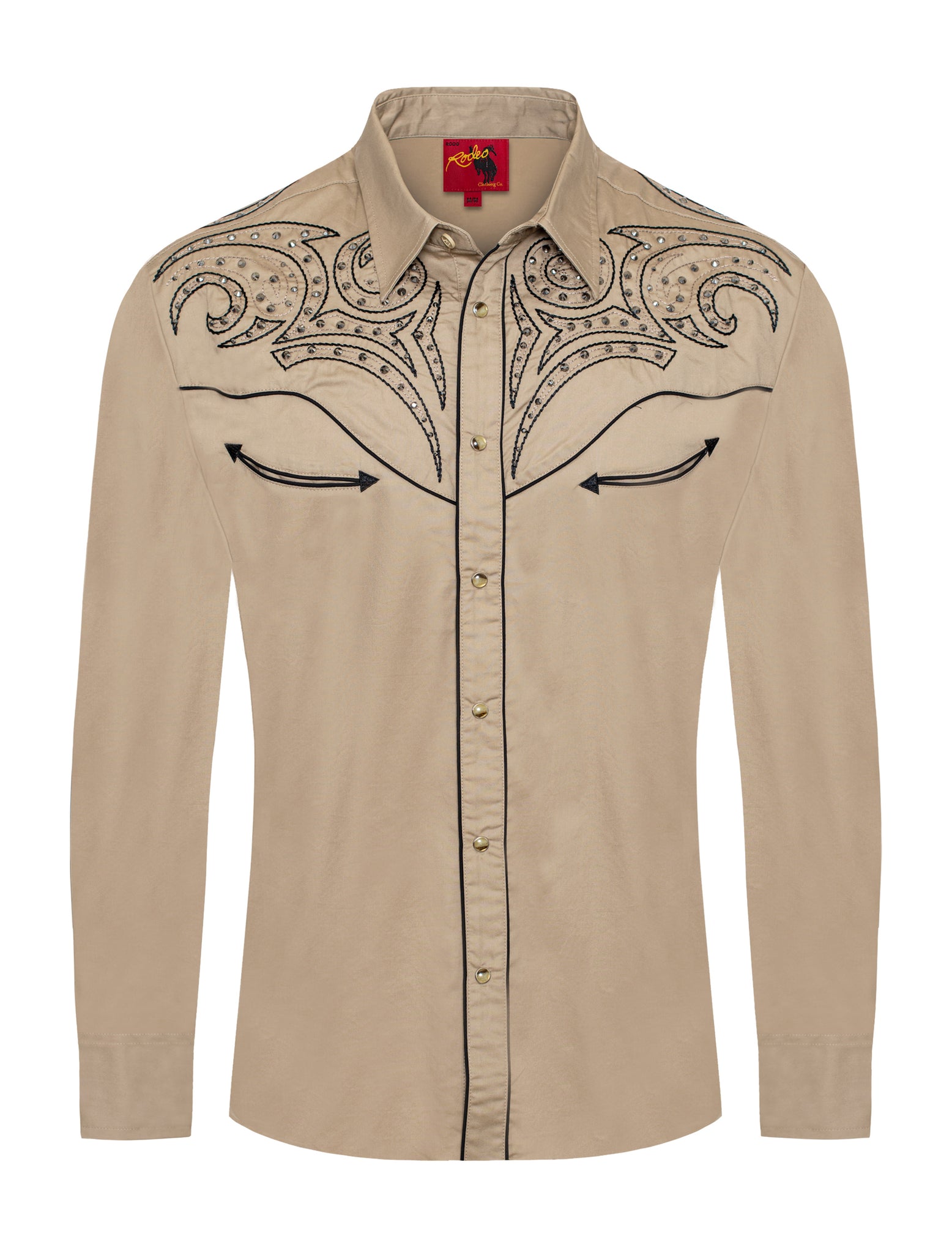 Men's Western Cowboy Embroidery Shirt-PS500D-1005 Pack F(1M-2L-2XL-1XXL)