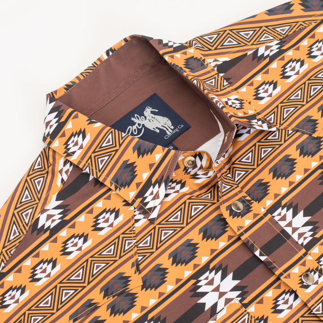 Men's Western Pearl Snap Aztec Print Shirt-MPS110L-117 - Rodeo Clothing wholesale 