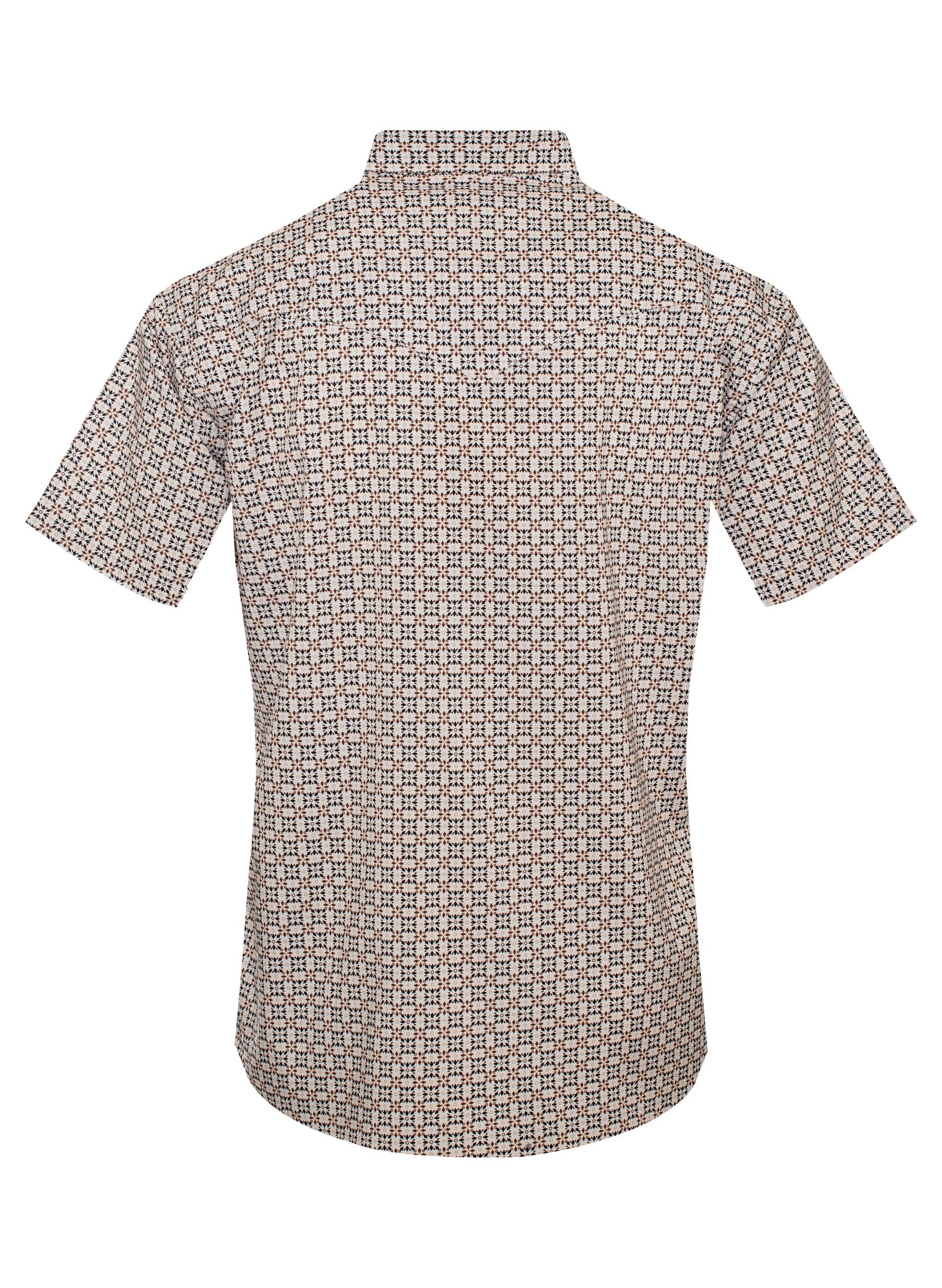 Patterned shirt on a white background with color code MPS110S and number 1141.