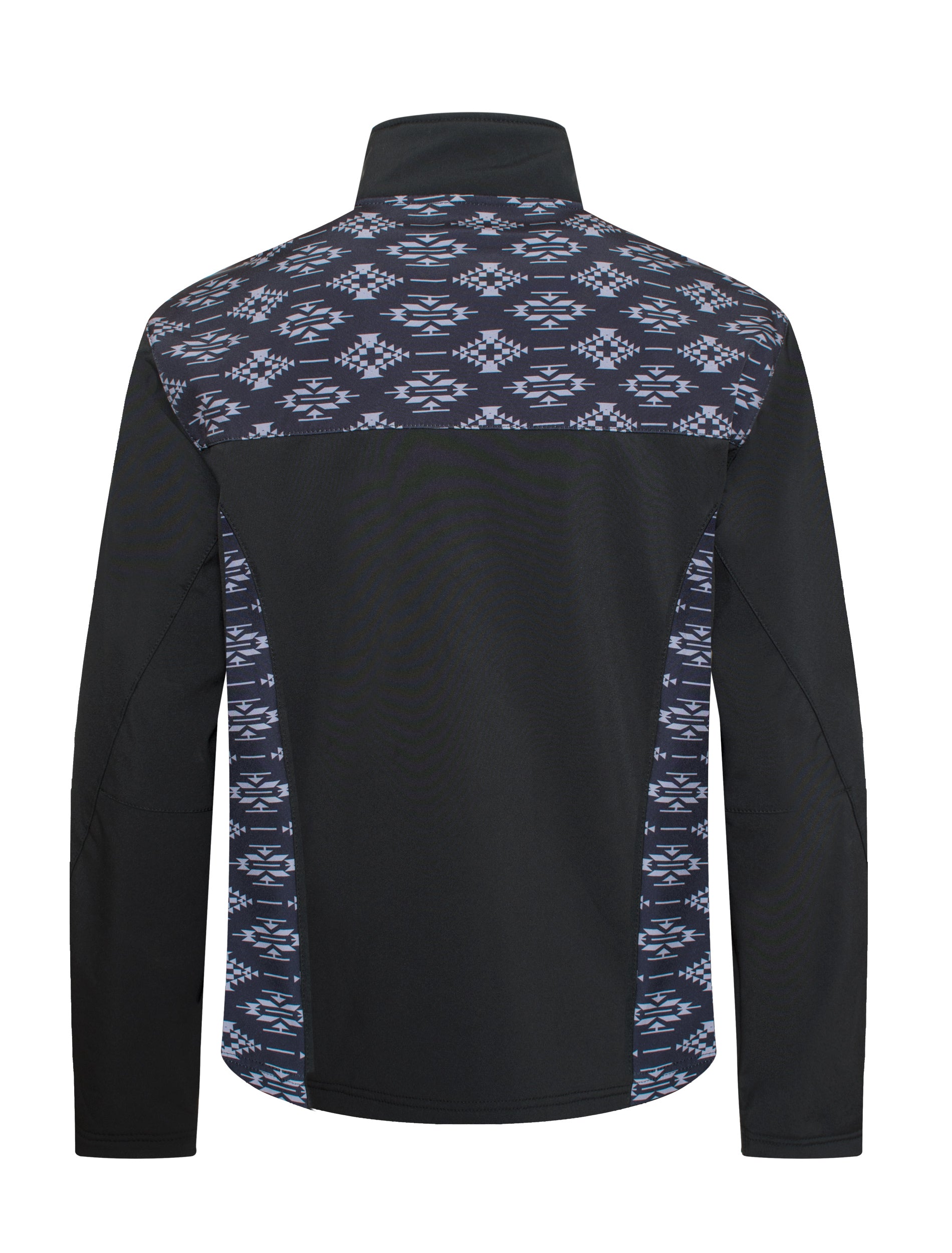 Men's Soft Shell Bonded Jacket-NJ650-AZ-BLACK-GREY - Rodeo Clothing wholesale 