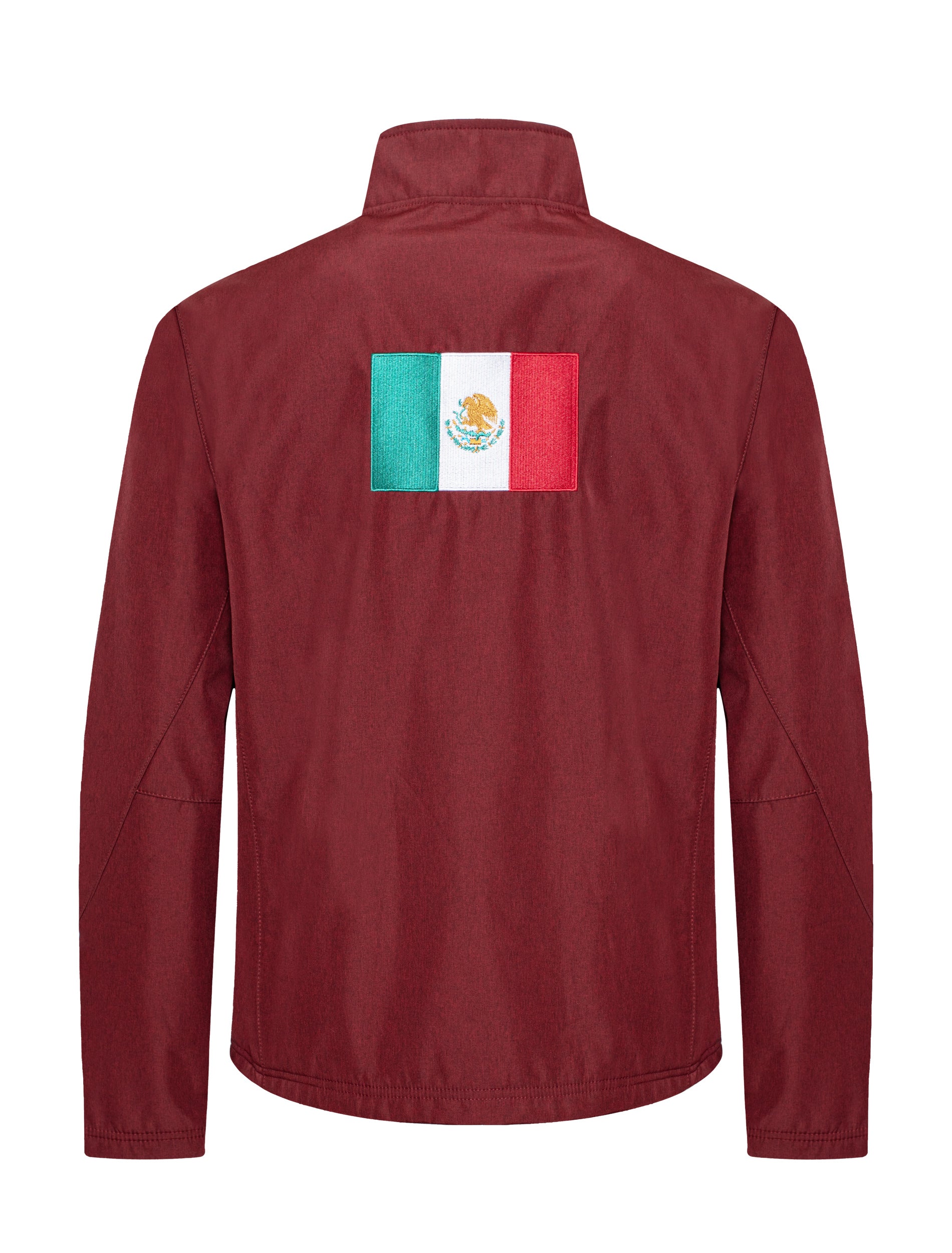 Men's Soft Shell Bonded Jacket-NJ650-EMB-MEX-BURG-BLACK - Rodeo Clothing wholesale 