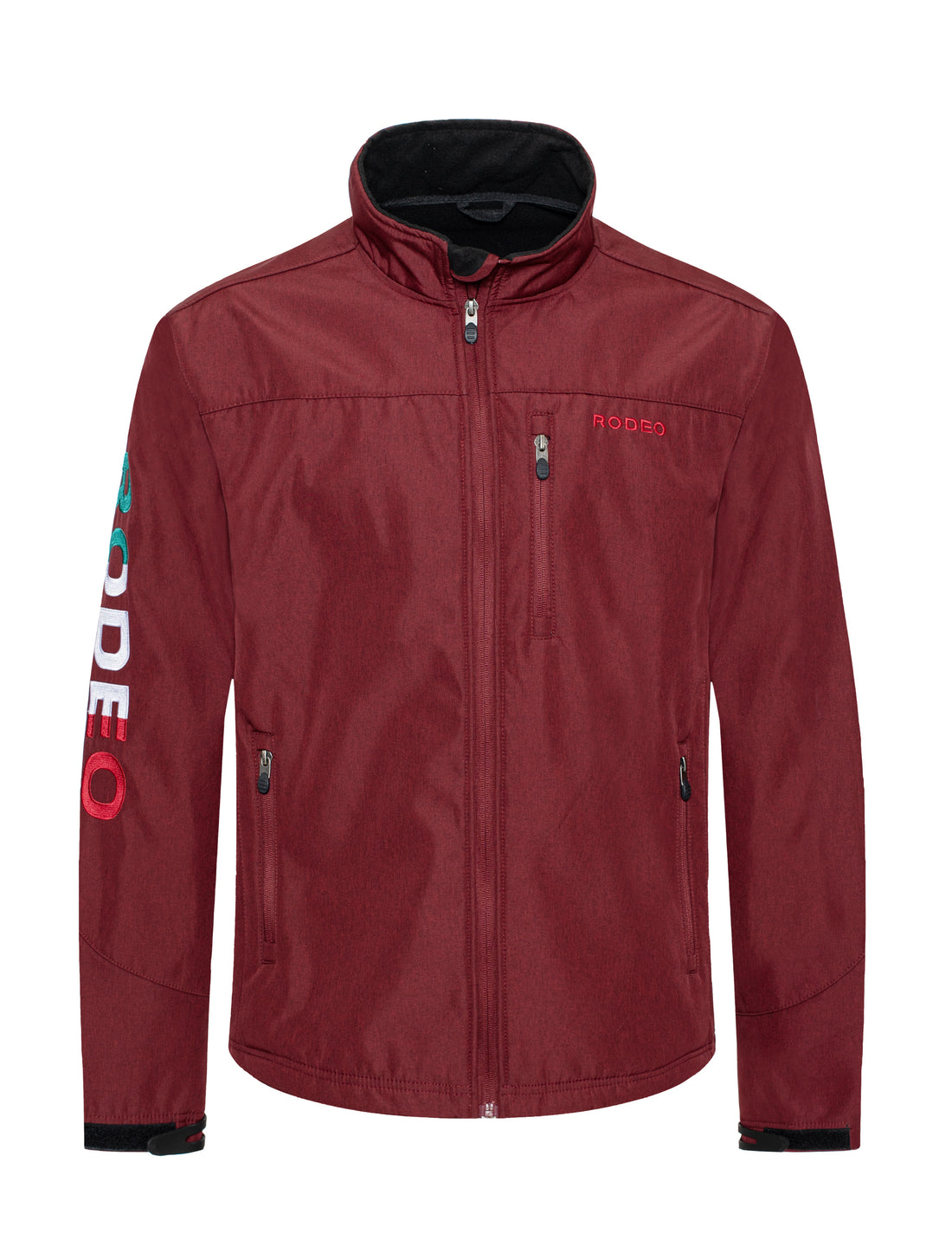 Men's Soft Shell Bonded Jacket-NJ650-EMB-MEX-BURG-BLACK - Rodeo Clothing wholesale 