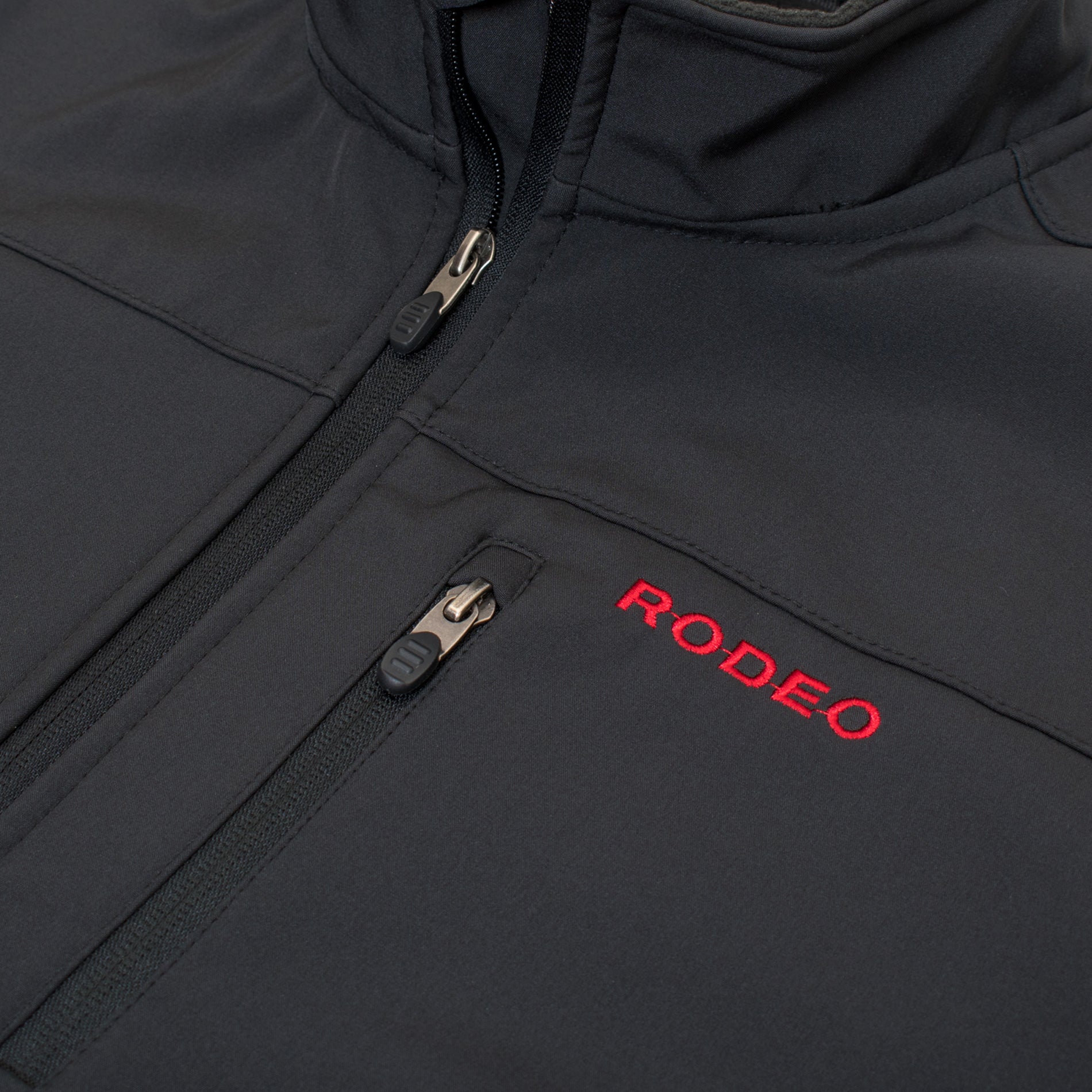 Men's Soft Shell Bonded Jacket-NJ650-EMB-MEX2-BLACK - Rodeo Clothing wholesale 