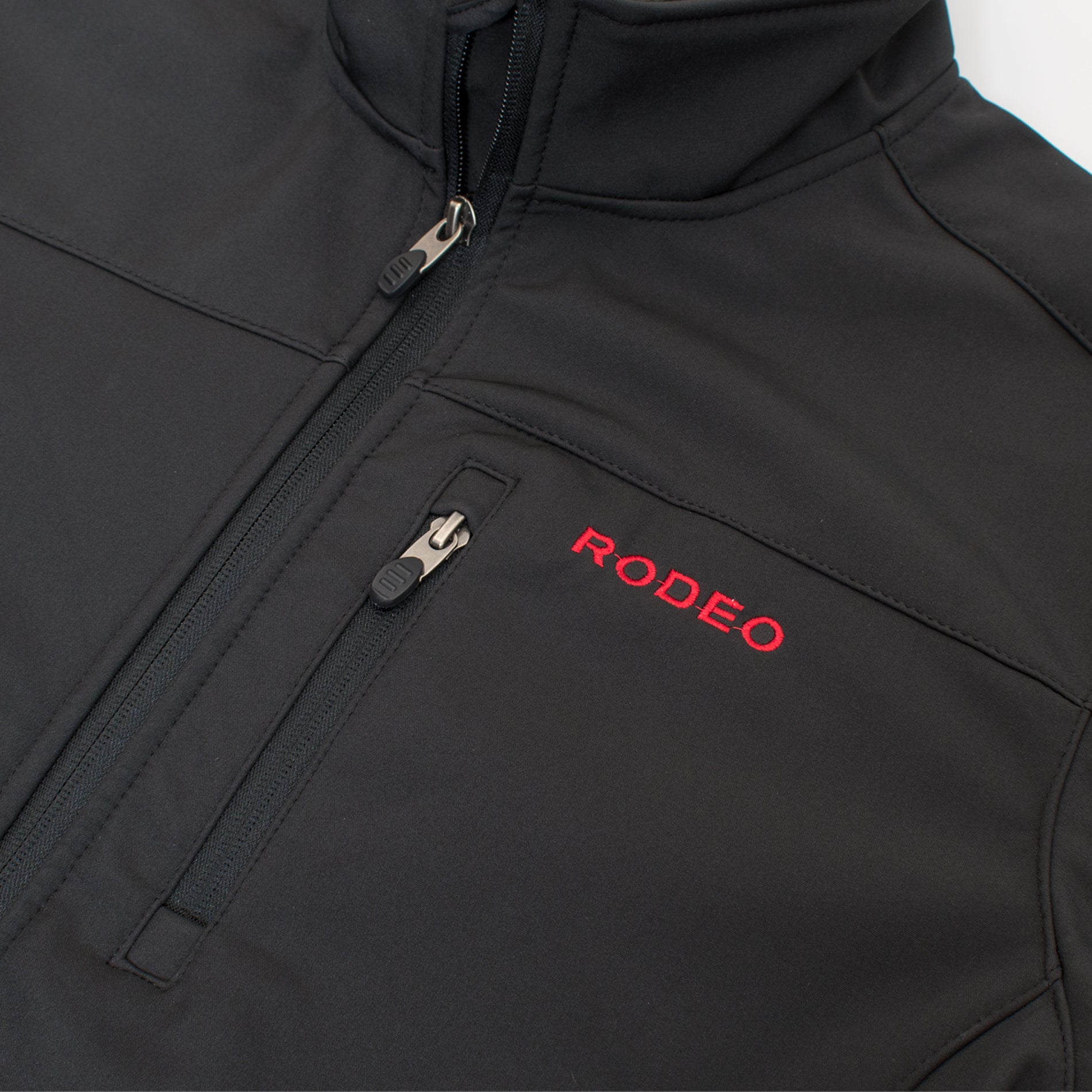 Men's Soft Shell Bonded Jacket With Embroidery-NJ650EMB-MHL-BLACK - Rodeo Clothing wholesale 