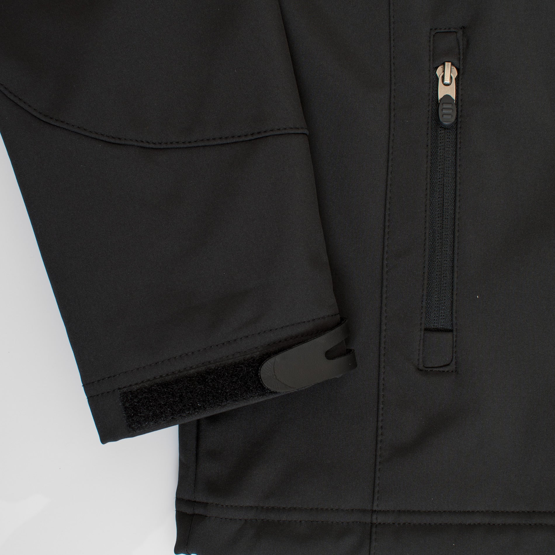 Men's Soft Shell Bonded Jacket With Embroidery-NJ650EMB-MHL-BLACK - Rodeo Clothing wholesale 