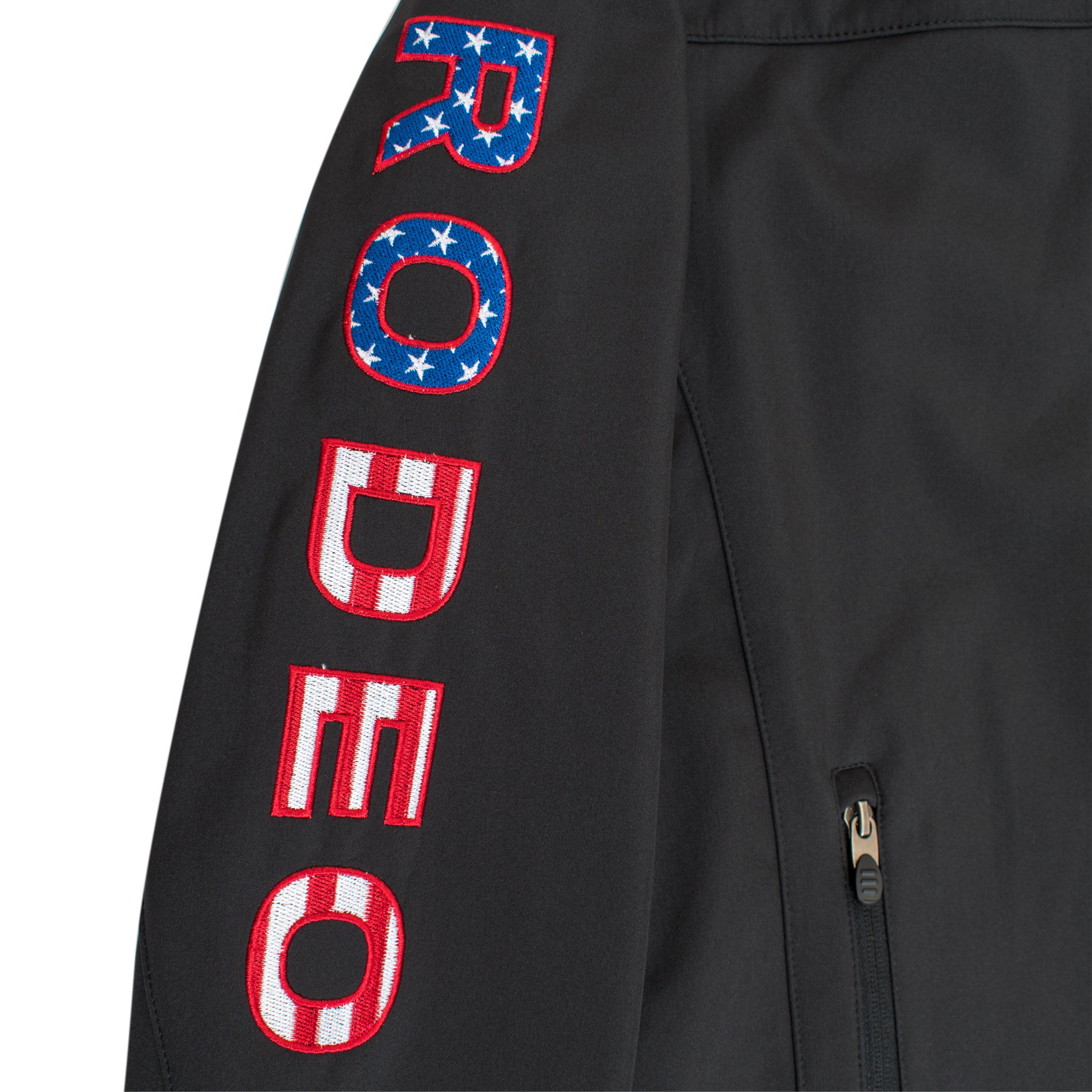 Men's Soft Shell Bonded Jacket With Embroidery-NJ650EMB-BLACK-US - Rodeo Clothing wholesale 