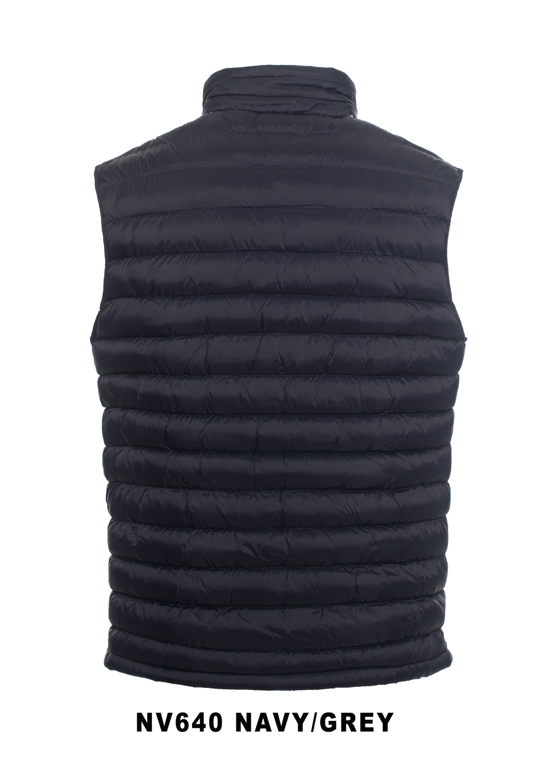 Men's Puffer Workwear/Streetwear Sleeveless Vest-NV640-NAVY/GRY - Rodeo Clothing wholesale 