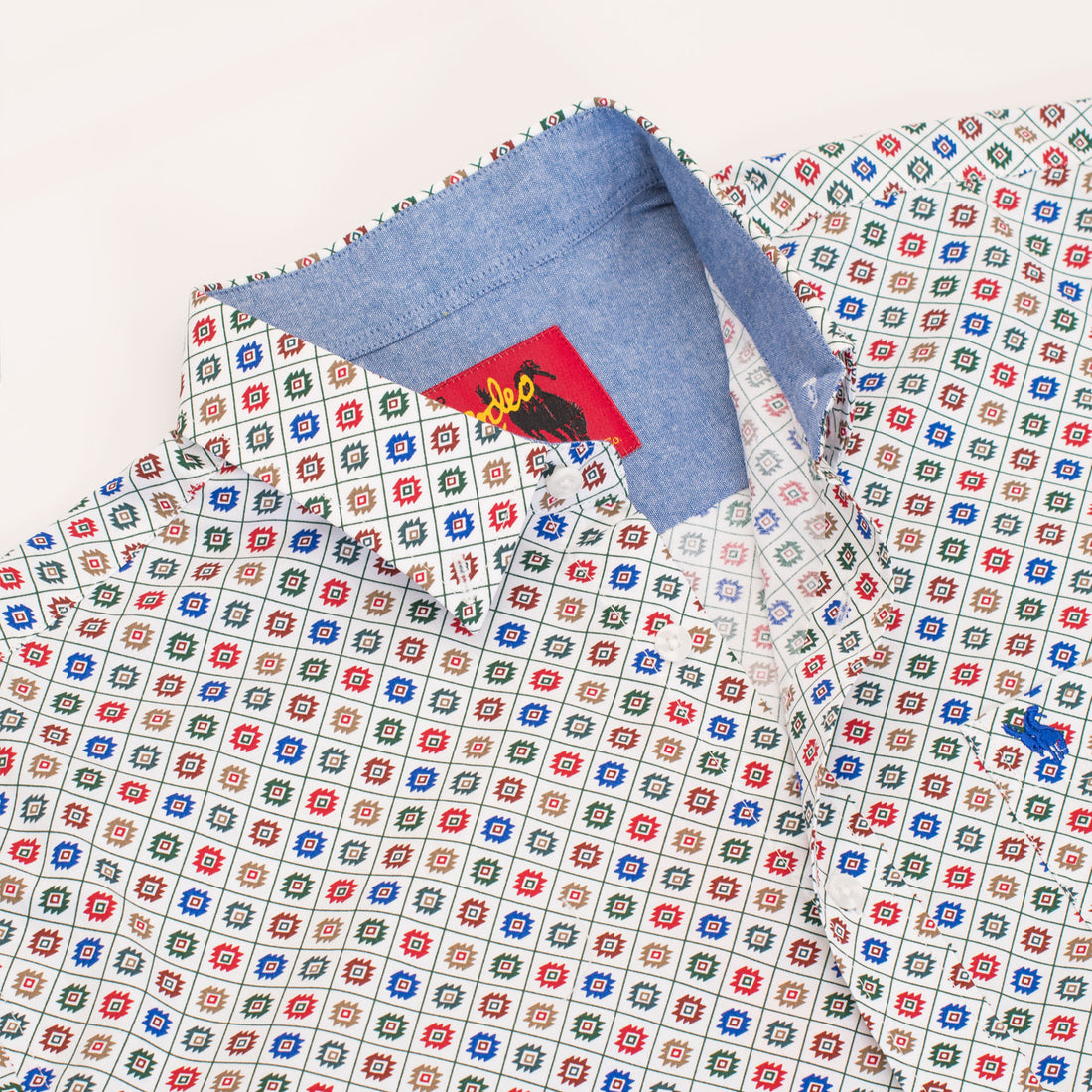 MEN'S 100% COTTON POPLIN PRINT SHIRTS-PS300L-3002 - Rodeo Clothing wholesale 