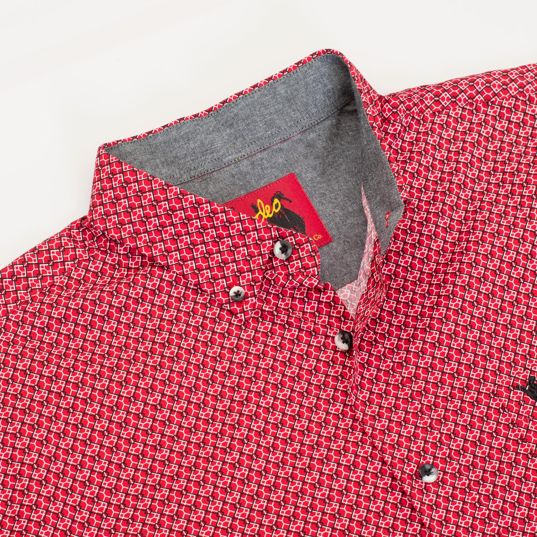 MEN'S 100% COTTON POPLIN PRINT SHIRTS-PS300L-3004 - Rodeo Clothing wholesale 