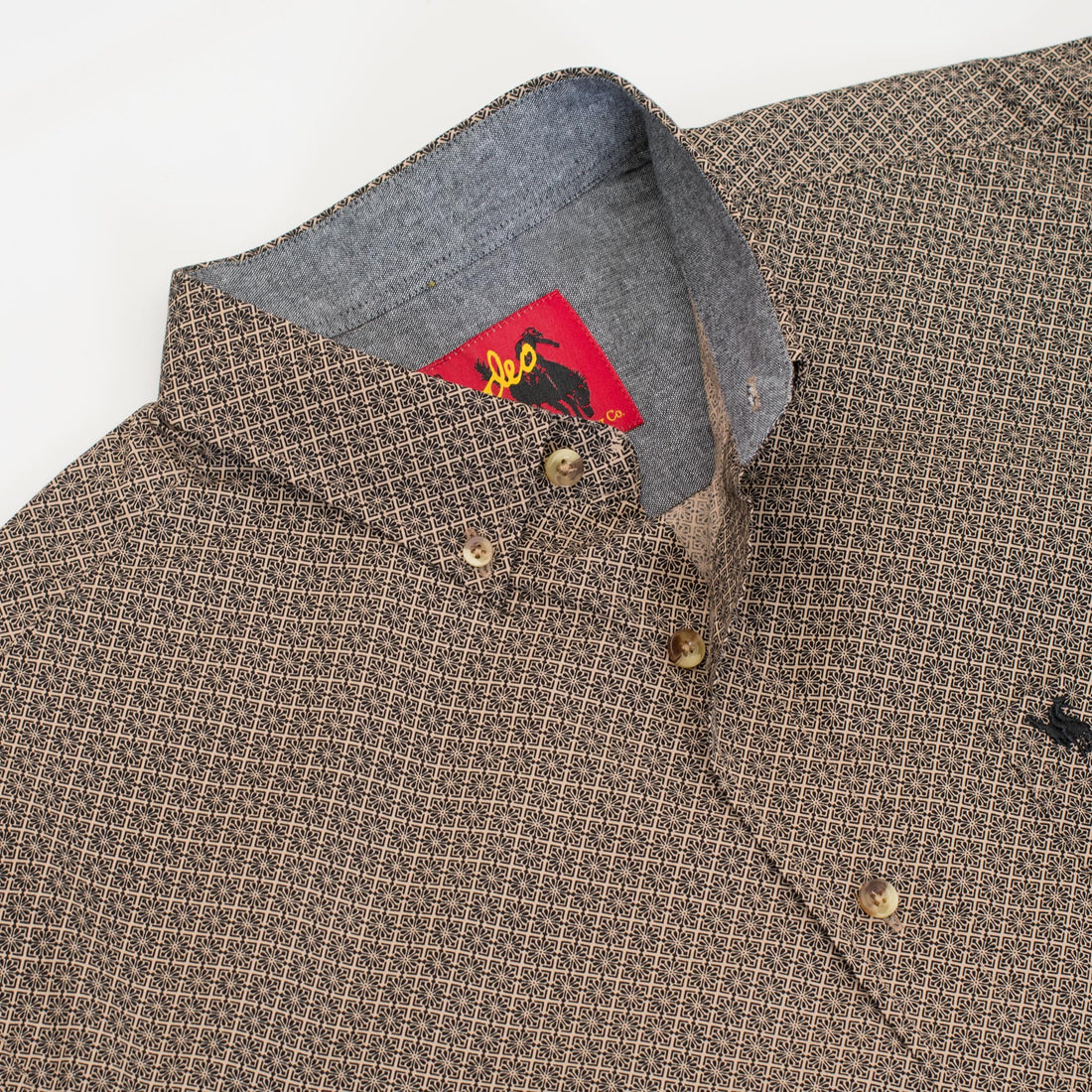 MEN'S 100% COTTON POPLIN PRINT SHIRTS-PS300L-3007 - Rodeo Clothing wholesale 