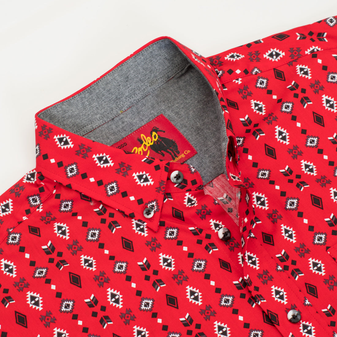 MEN'S 100% COTTON POPLIN PRINT SHIRTS-PS300L-3010 - Rodeo Clothing wholesale 