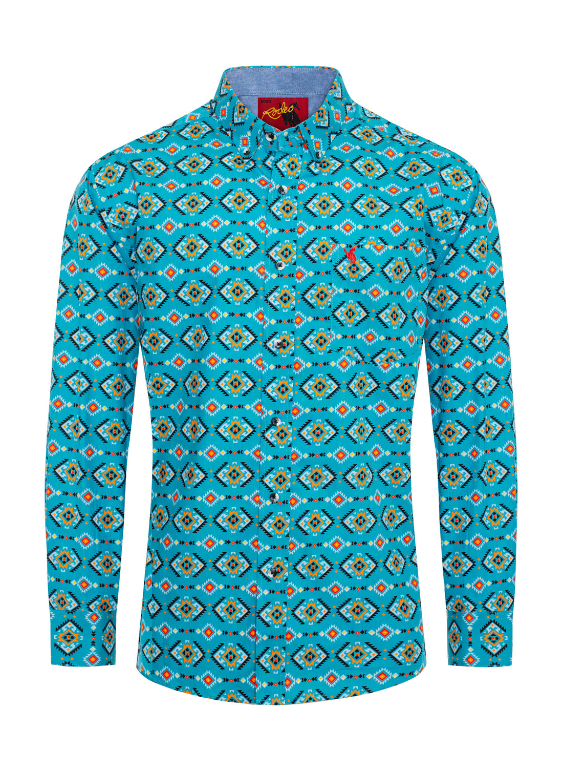 MEN'S 100% COTTON POPLIN PRINT SHIRTS-PS300L-3011 - Rodeo Clothing wholesale 