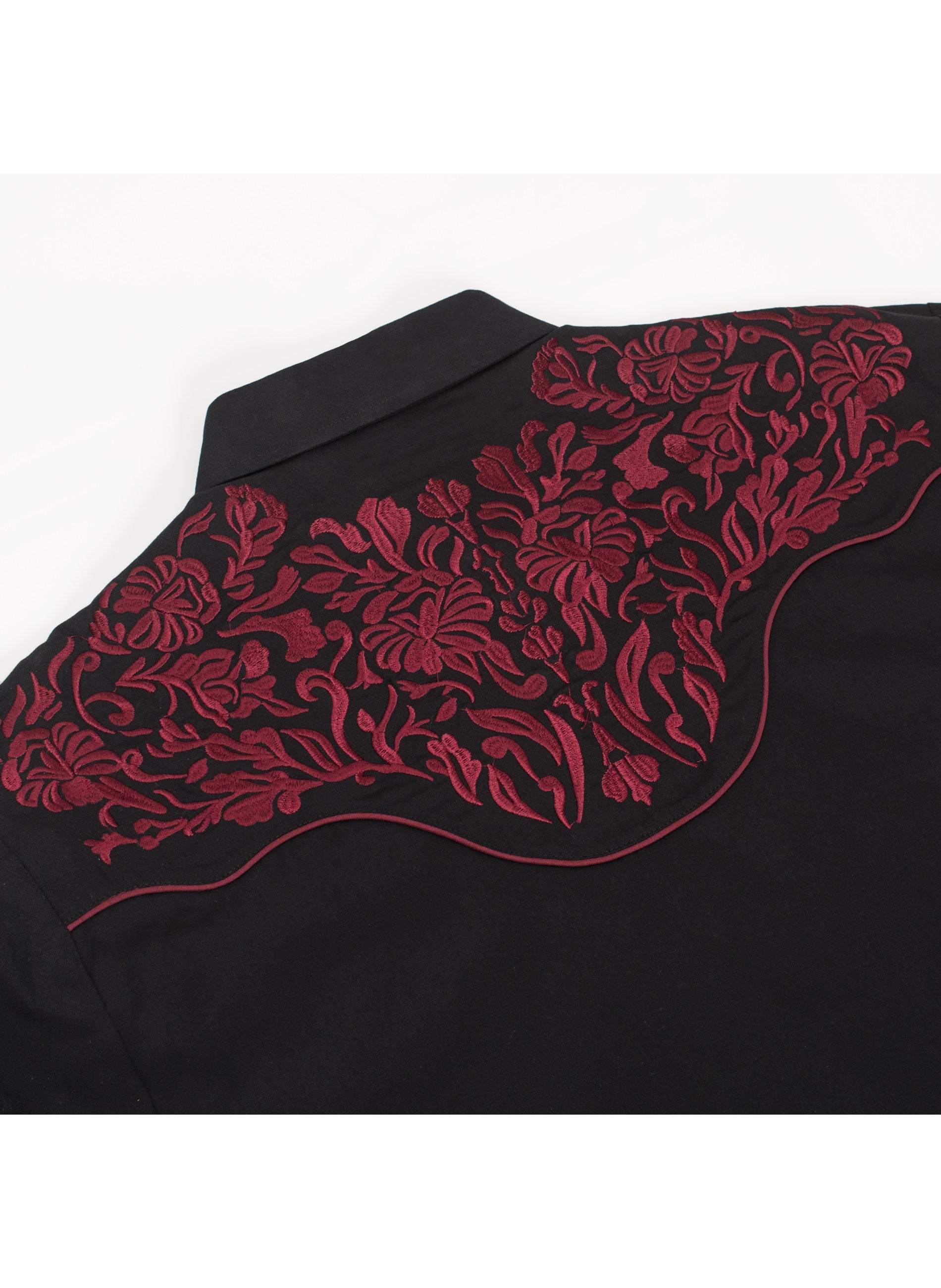 Men's Western Cowboy Embroidery Shirt-PS500L-EC-545