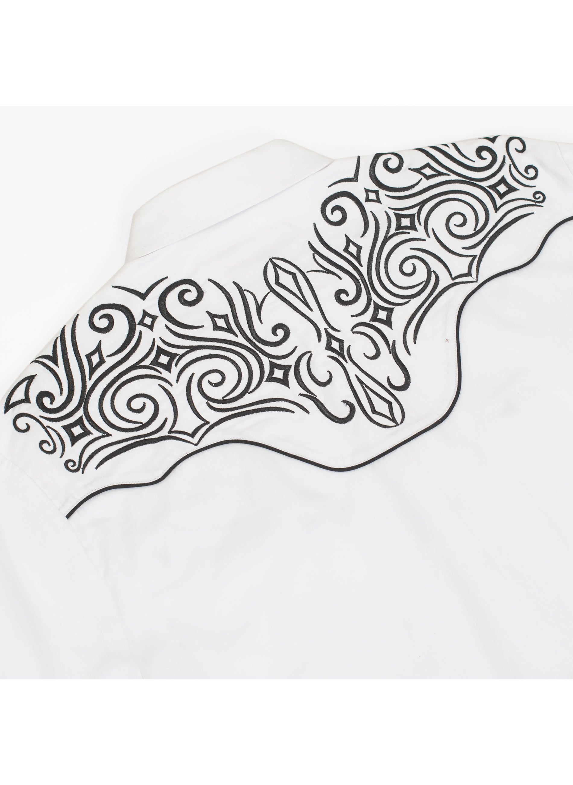 Men's Western Cowboy Embroidery Shirt-PS500L-EC-548
