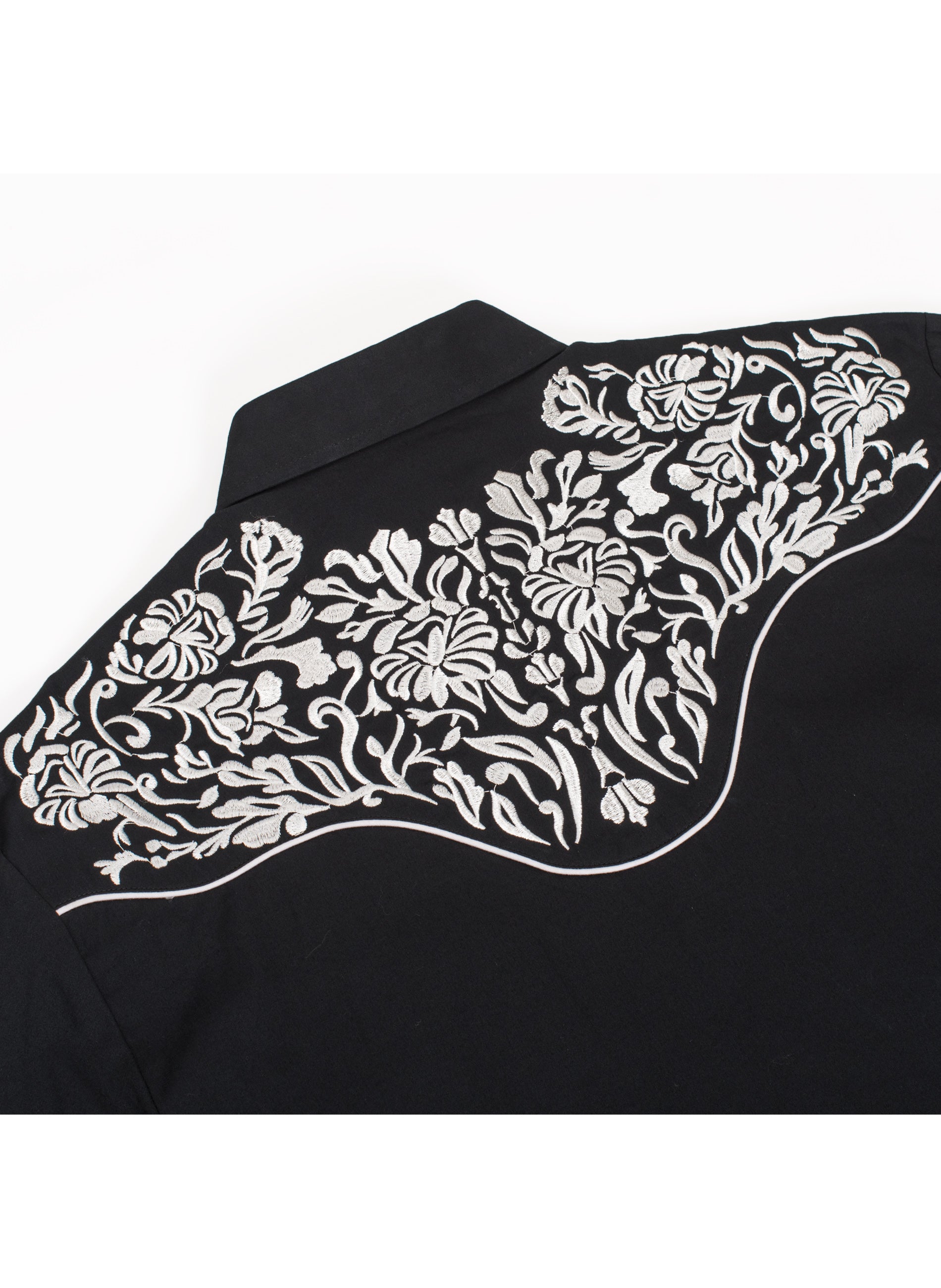 Men's Western Cowboy Embroidery Shirt-PS500L-EC-562