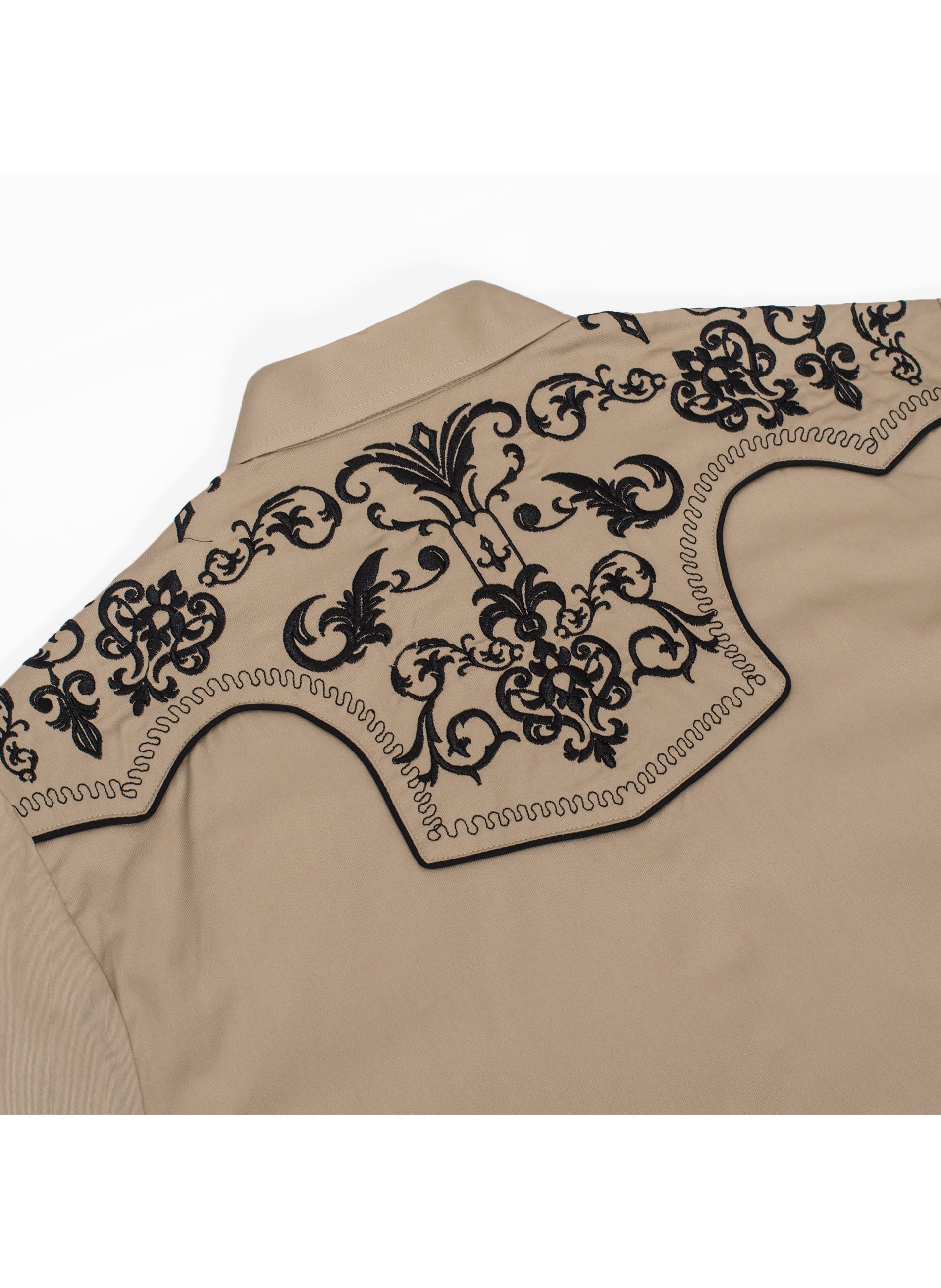 Men's Western Cowboy Embroidery Shirt-PS500L-EC-567