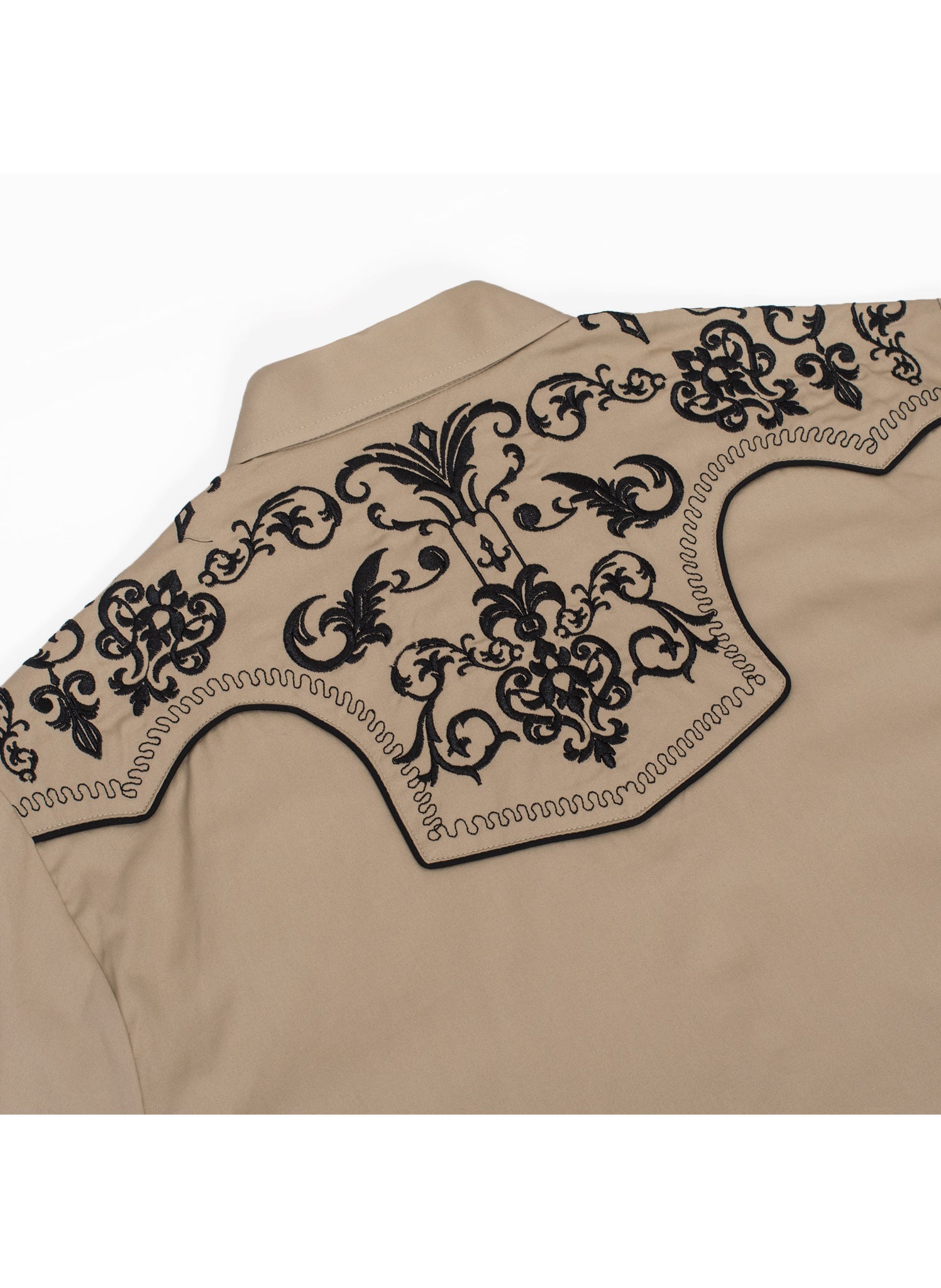 Men's Western Cowboy Embroidery Shirt-PS500L-EC-567