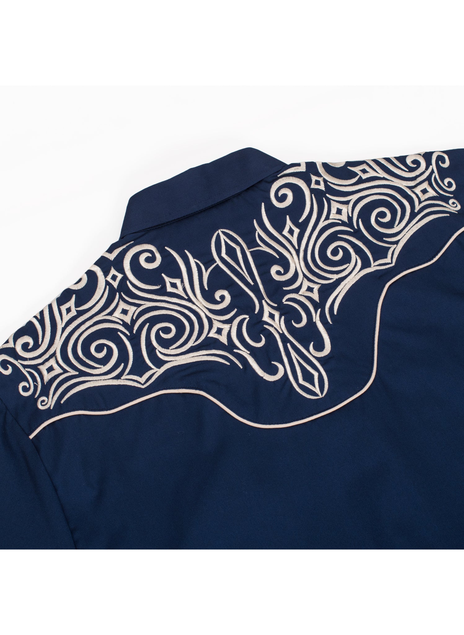 Men's Western Cowboy Embroidery Shirt-PS500L-EC-569