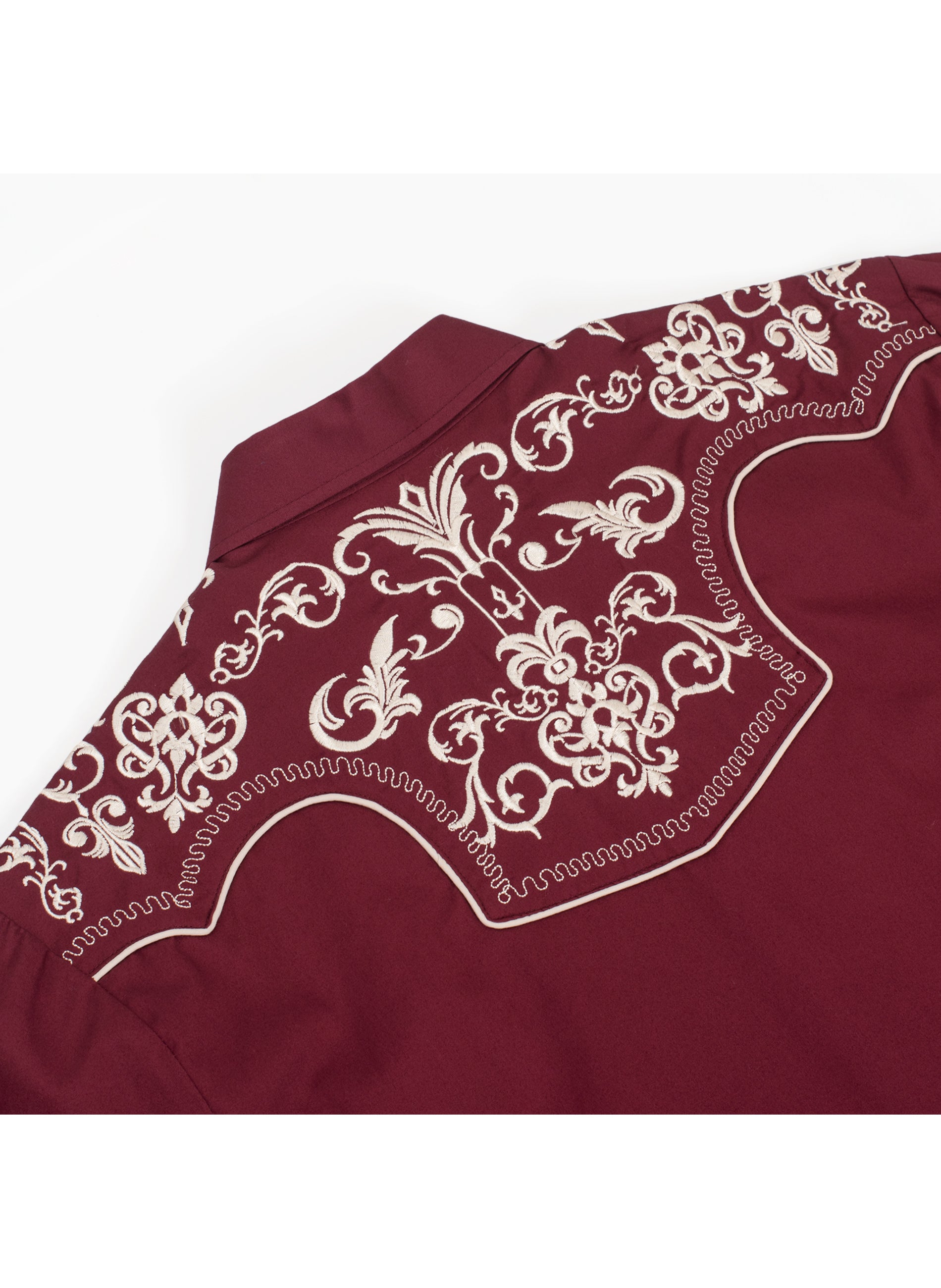 Men's Western Cowboy Embroidery Shirt-PS500L-EC-574