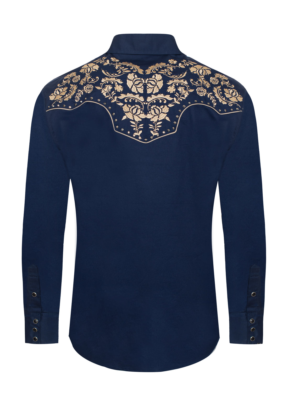 Men's Western Cowboy Embroidery Shirt-PS500D-1007 - Rodeo Clothing wholesale 
