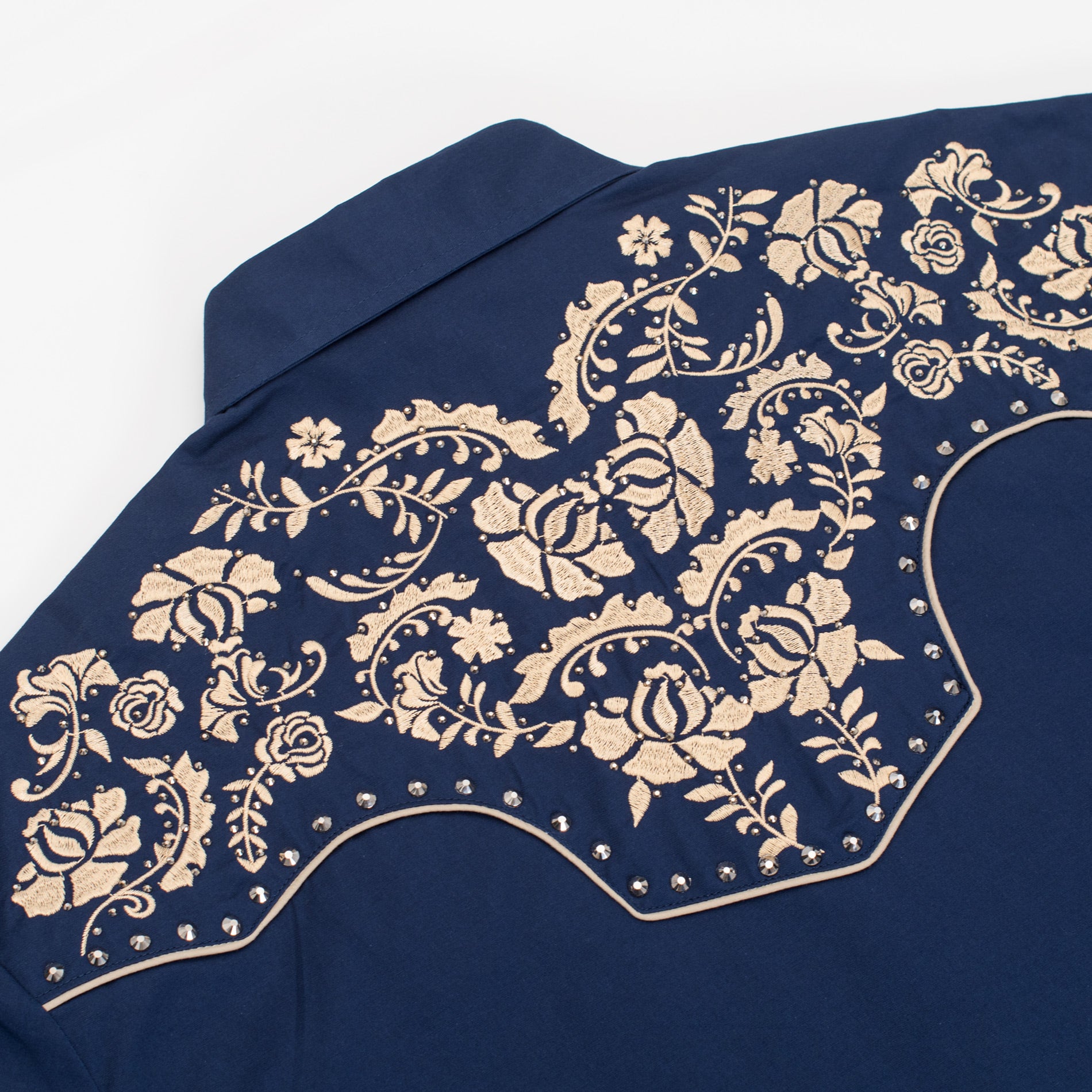 Men's Western Cowboy Embroidery Shirt-PS500D-1007 - Rodeo Clothing wholesale 